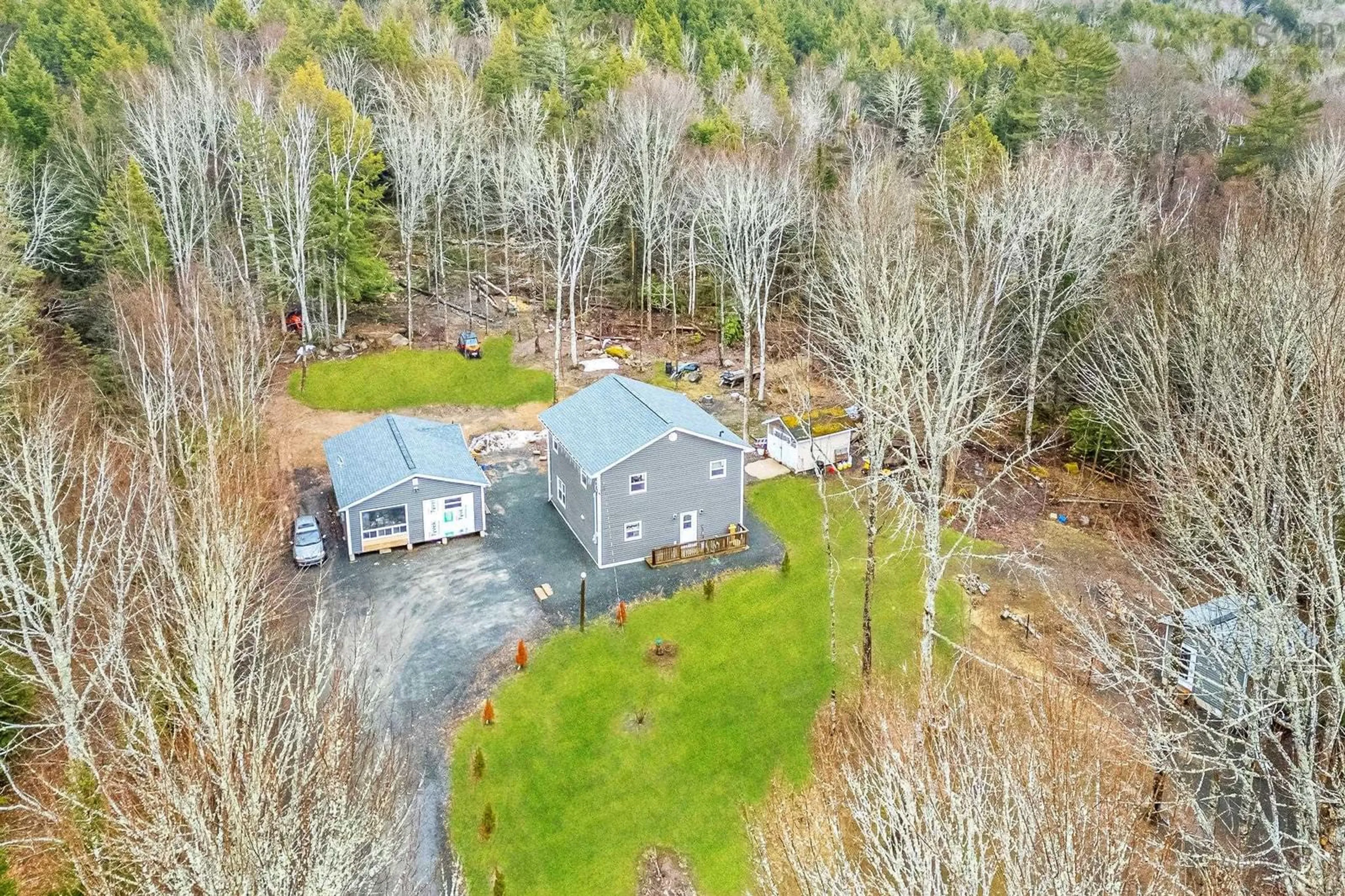 A pic from outside/outdoor area/front of a property/back of a property/a pic from drone, water/lake/river/ocean view for 309 Ashland Rd, Martock Nova Scotia B0N 2T0