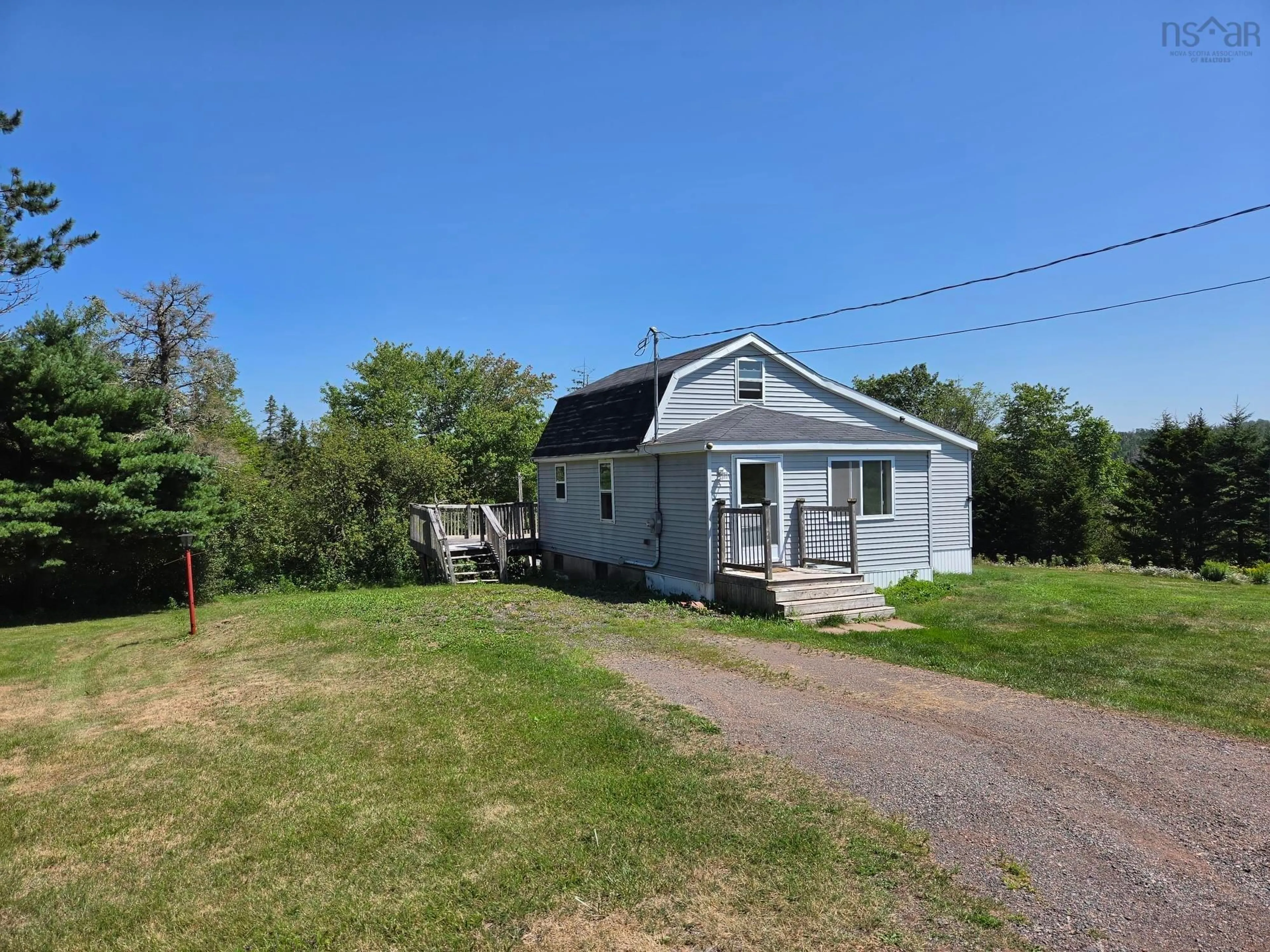 A pic from outside/outdoor area/front of a property/back of a property/a pic from drone, building for Fraser Rd #237, Harmony Nova Scotia B6L 3K9