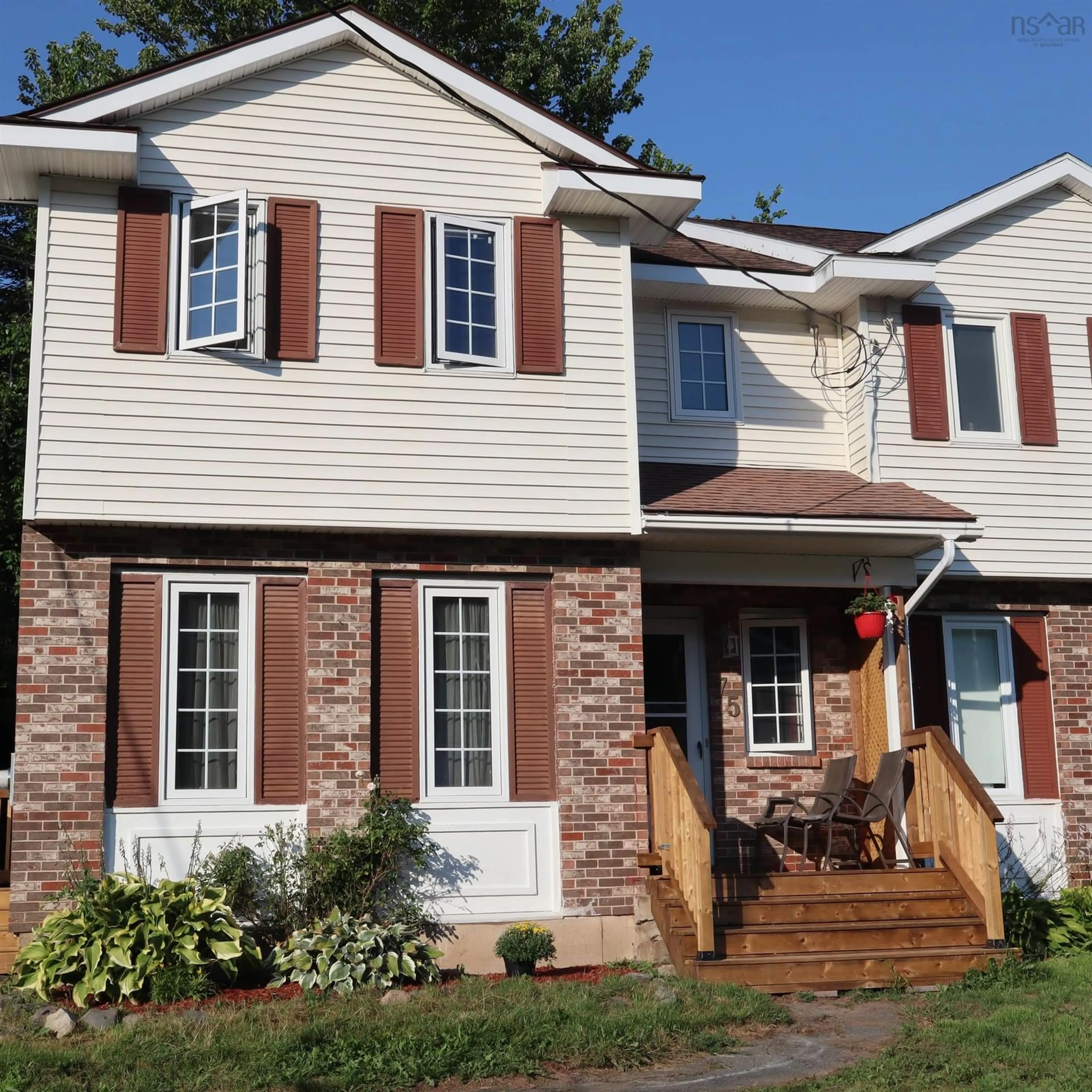 Home with brick exterior material, street for 75 Bruce Dr, Lower Sackville Nova Scotia B4C 3T8