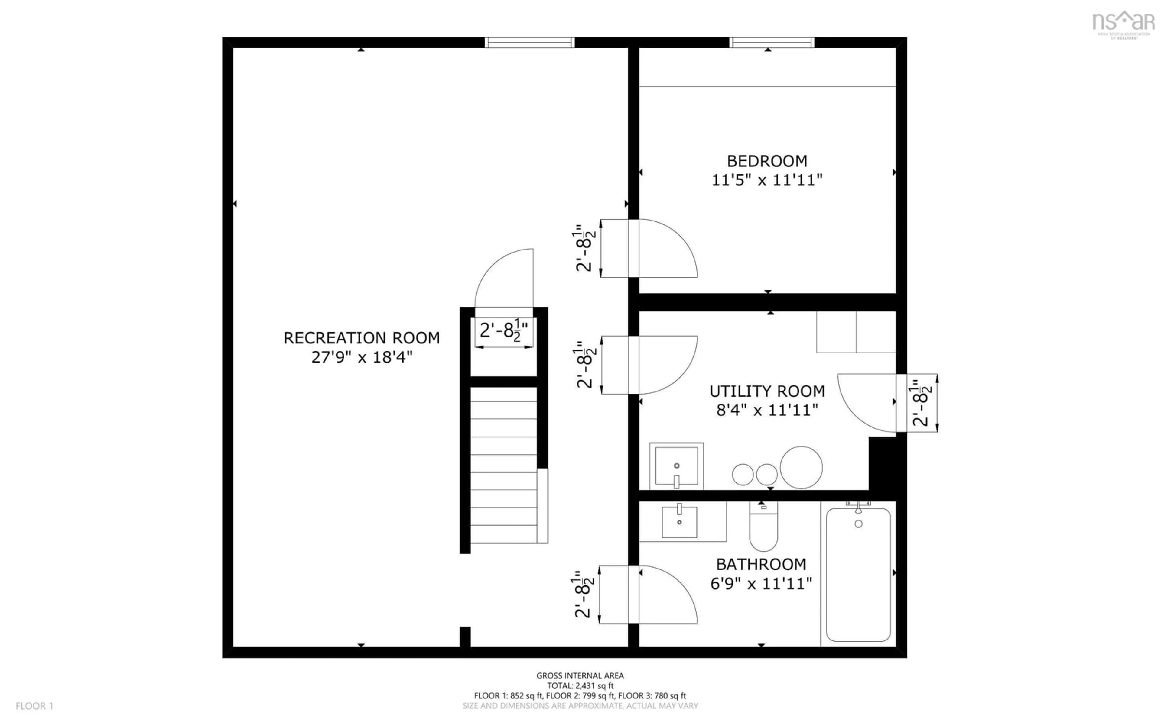 Floor plan for 89 Edgett Dr, Lucasville Nova Scotia B4B 0V7