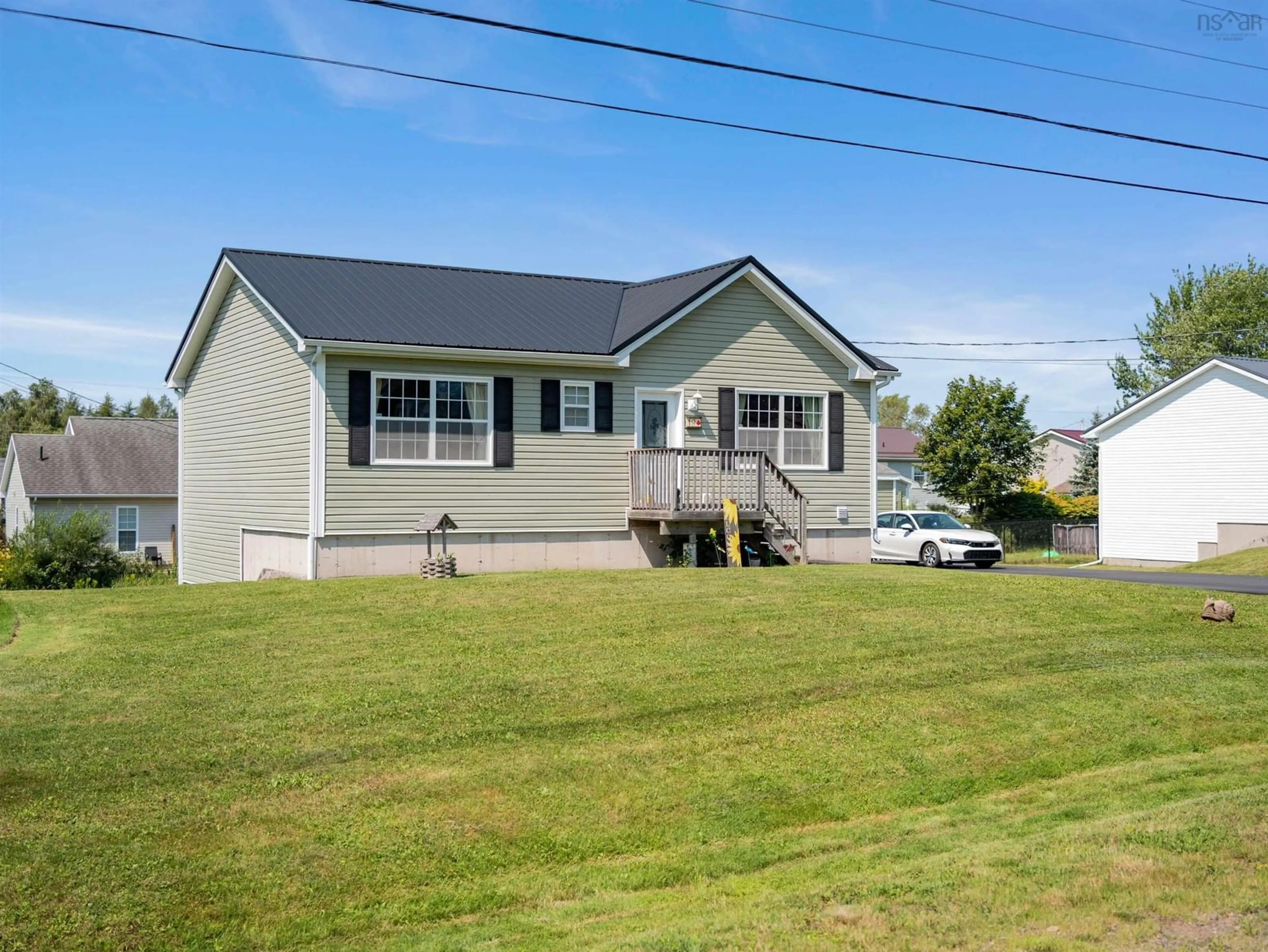 Home with vinyl exterior material, street for 19 Katie Ave, Brookside Nova Scotia B2N 6G8