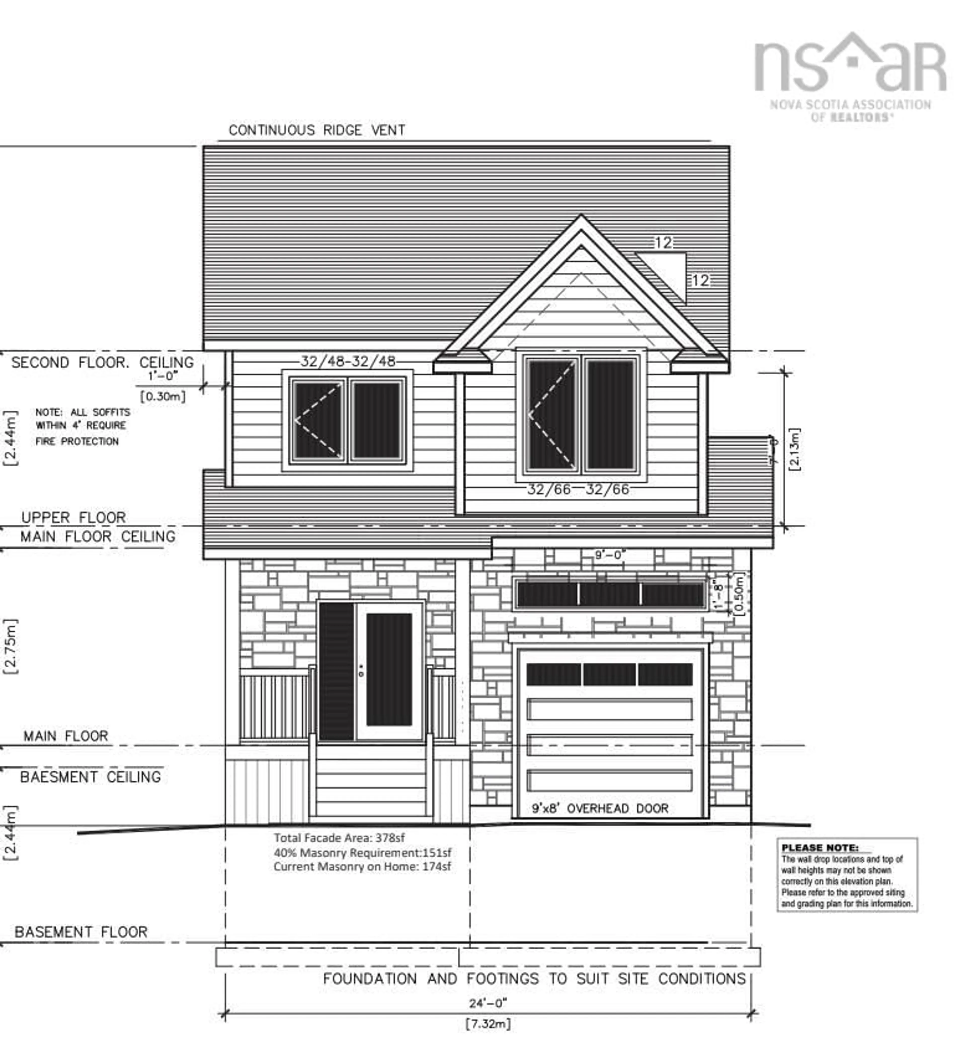 Floor plan for GAR41 83 Garvey Court, West Bedford Nova Scotia B4B 2N5