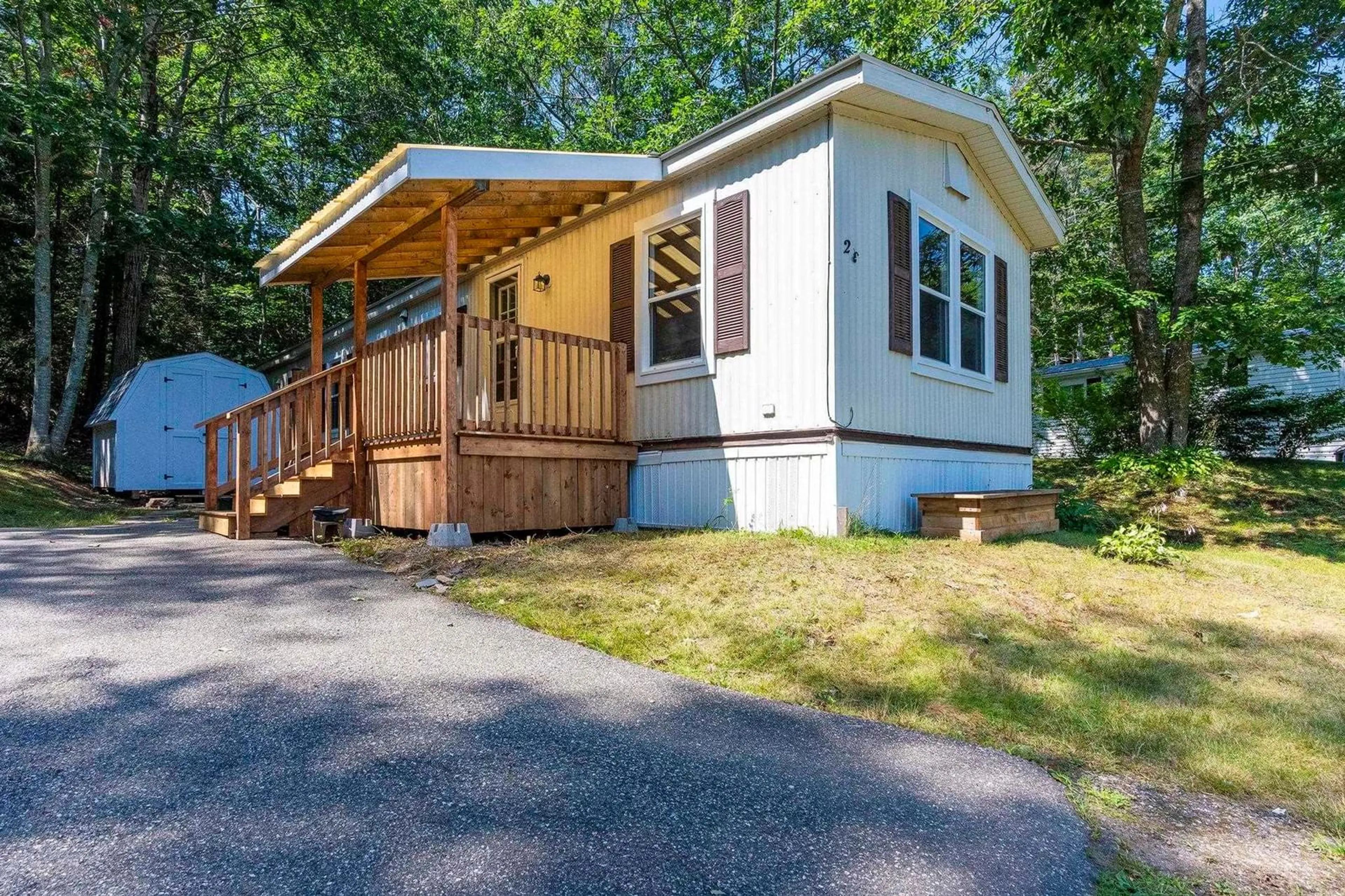 Home with vinyl exterior material, street for 23 Frontier Dr, New Minas Nova Scotia B4N 3S7