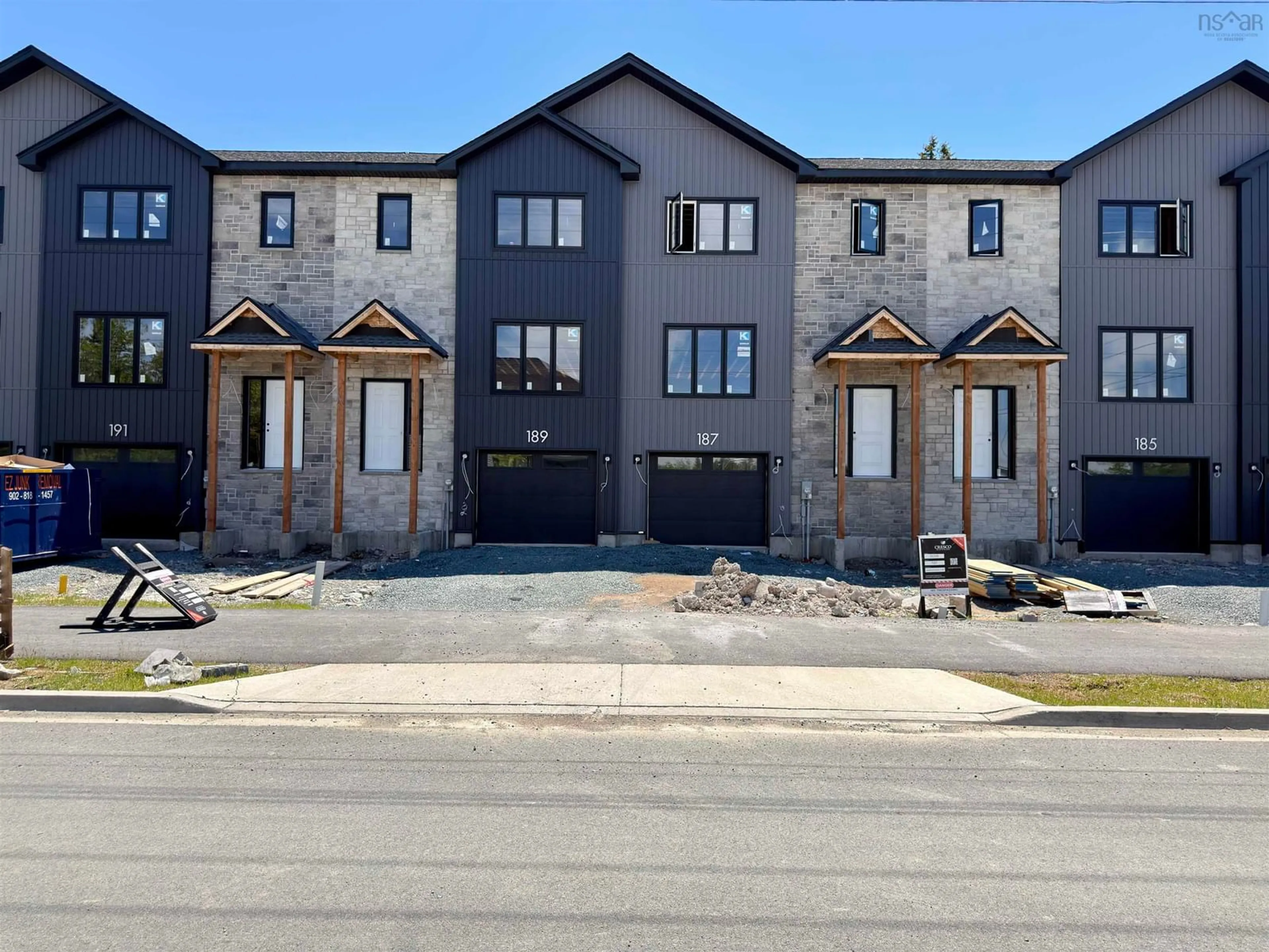 Home with brick exterior material, street for 185 Terrastone Ridge #SD08E, Dartmouth Nova Scotia B2X 0C4