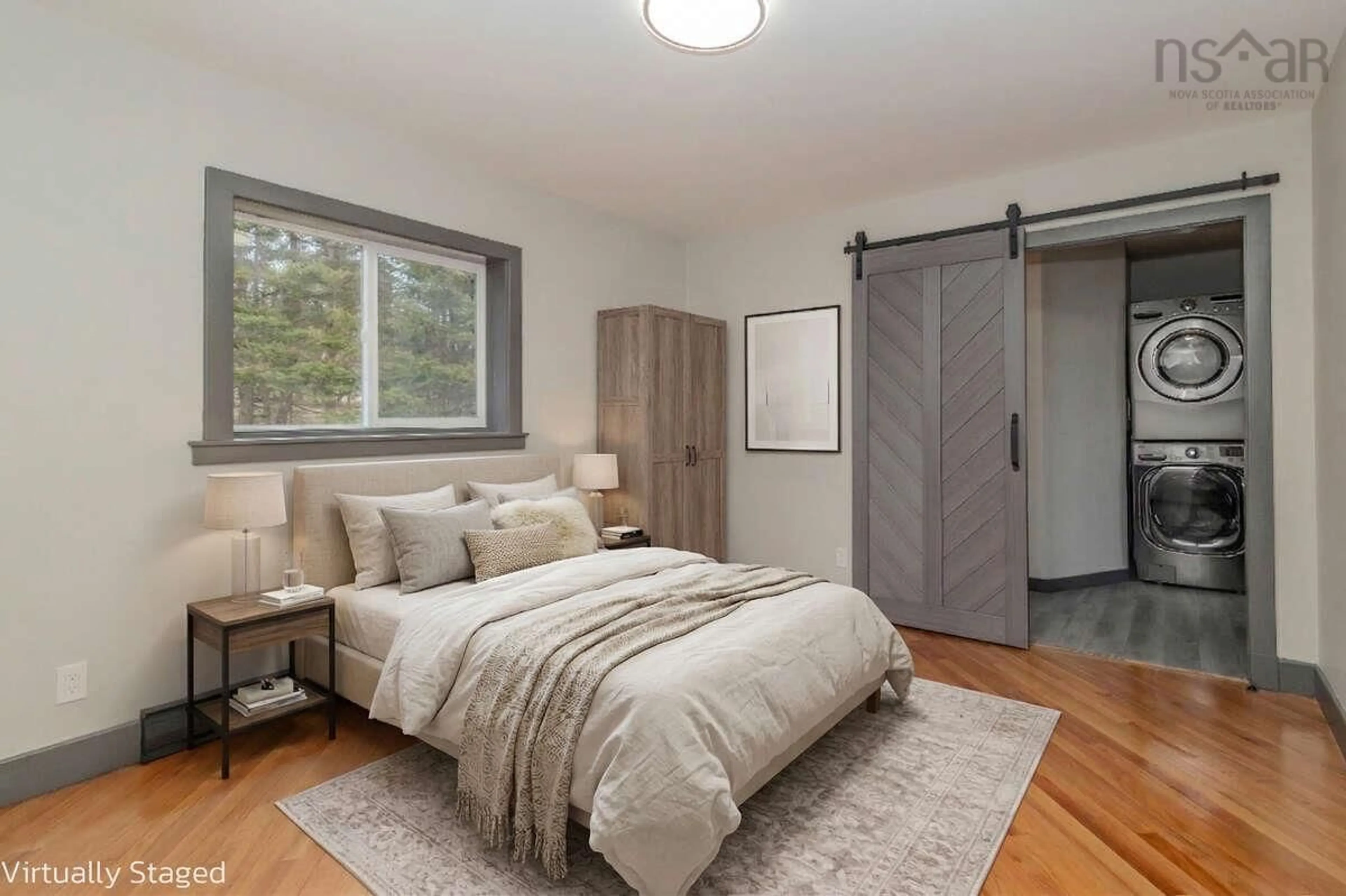 Bedroom with bed, unknown for 130 Scottsdale Lane, Round Island Nova Scotia B1B 1P7