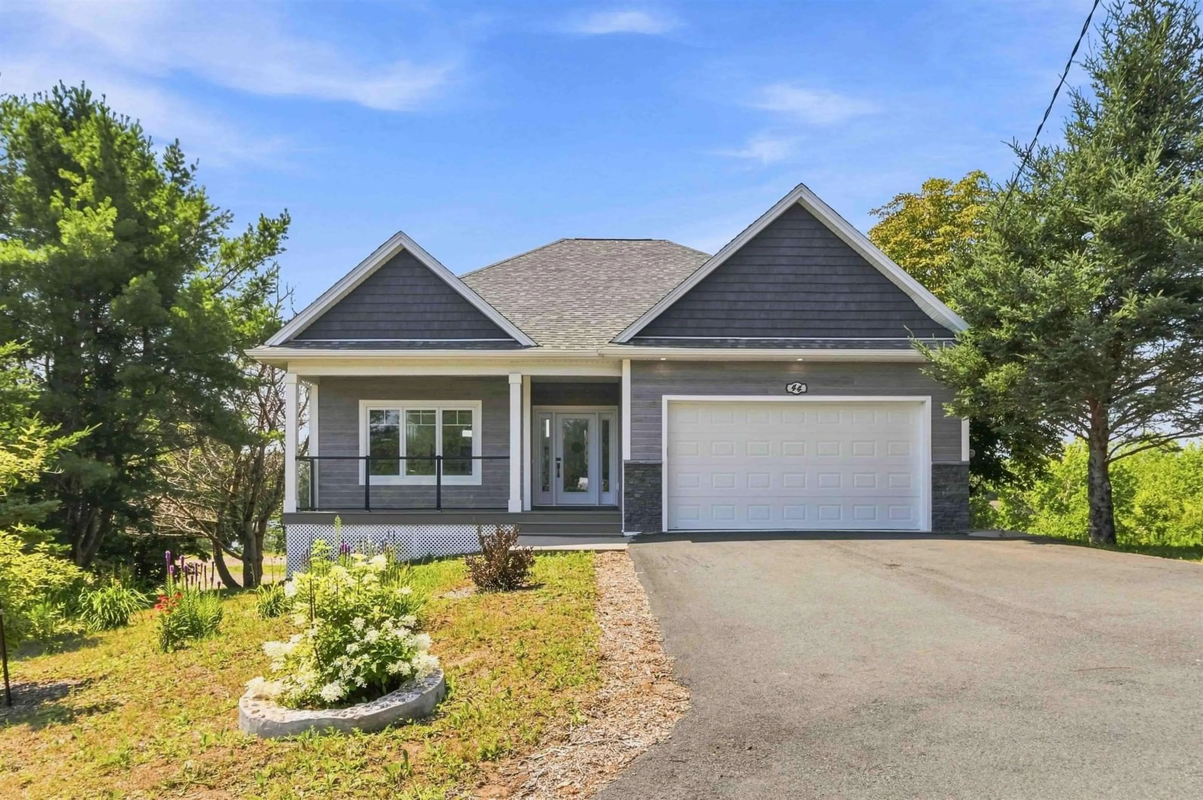 Home with vinyl exterior material, street for 44 Whynachts Point Rd, Tantallon Nova Scotia B3Z 2K9