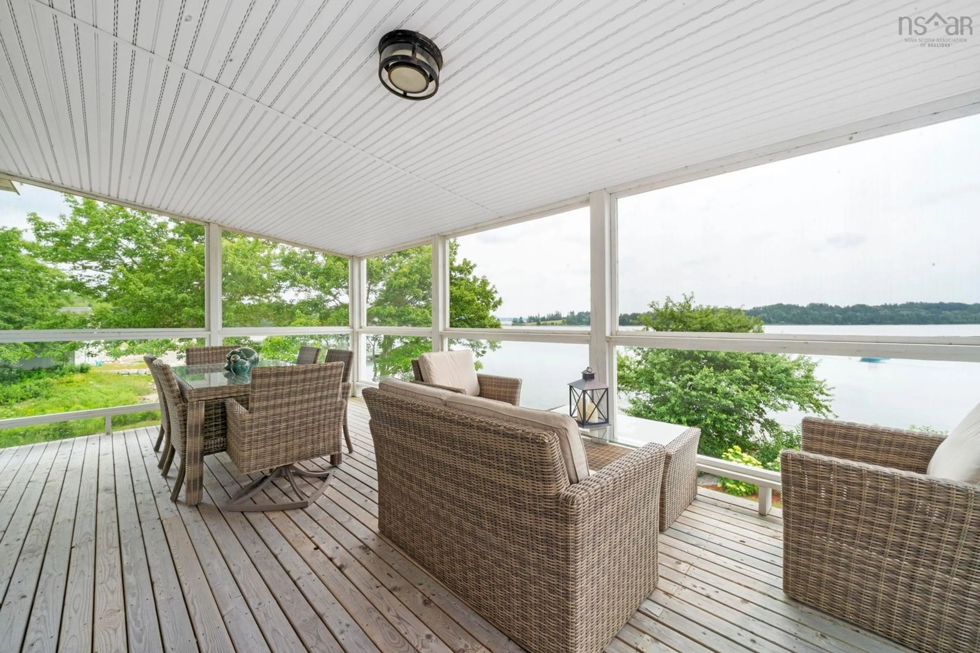 Patio, water/lake/river/ocean view for 3329 Highway 3, East Chester Nova Scotia B0J 1J0