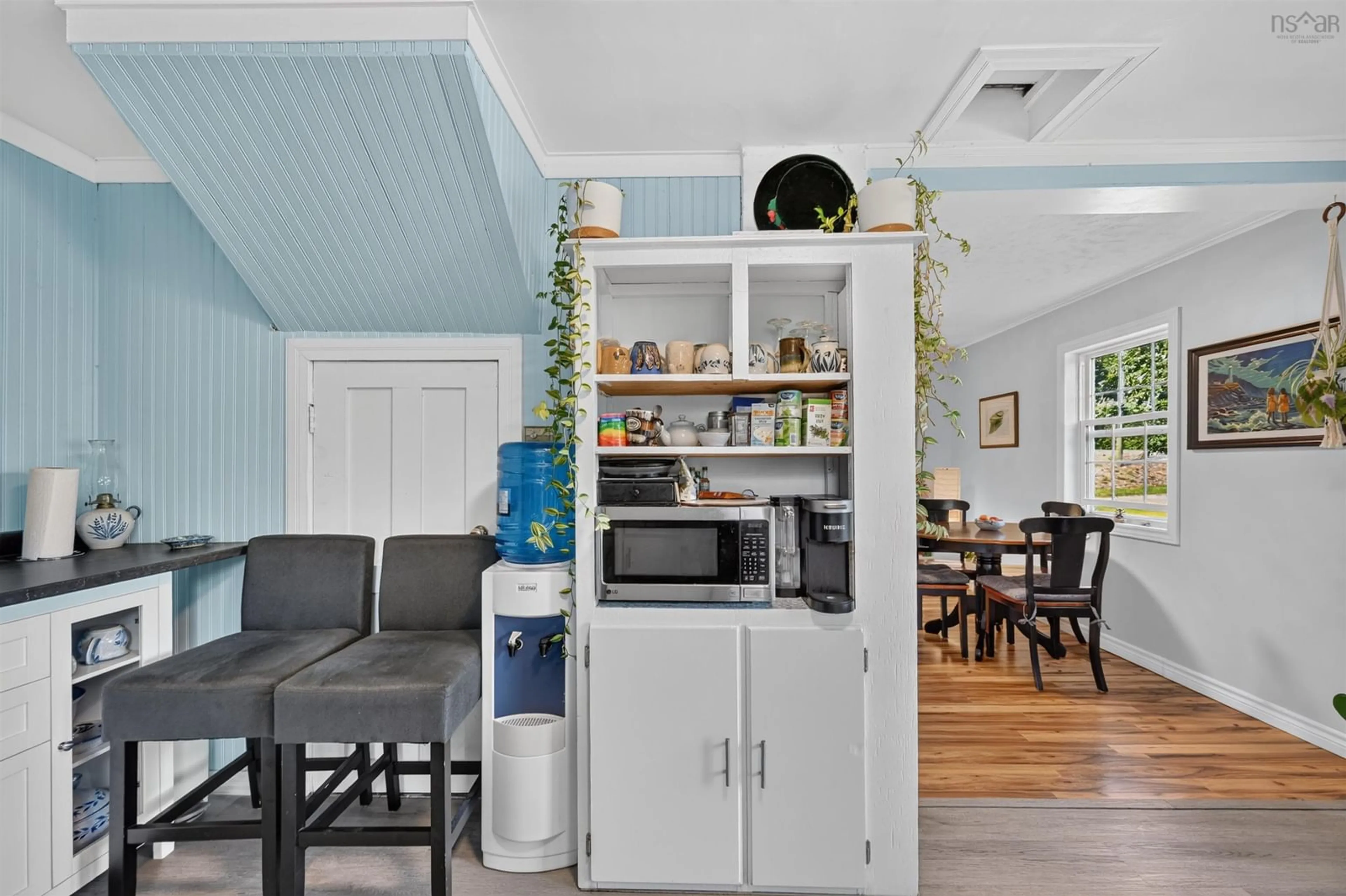 Open concept kitchen, ceramic/tile floor for 29182 Cabot Trail, Cape North Nova Scotia B0C 1G0