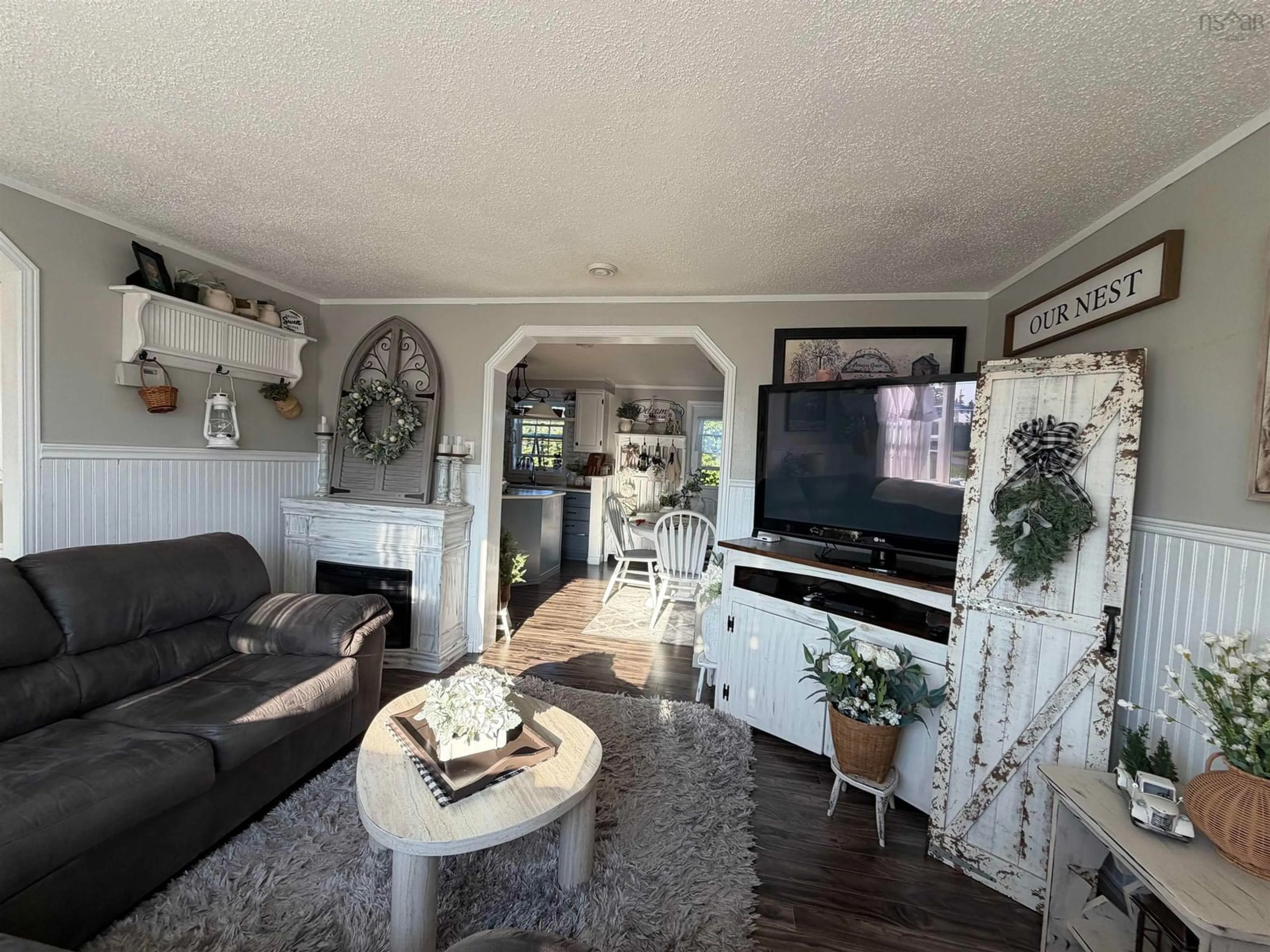 Living room with furniture, unknown for 22 Harold St, Clark's Harbour Nova Scotia B0W 1P0