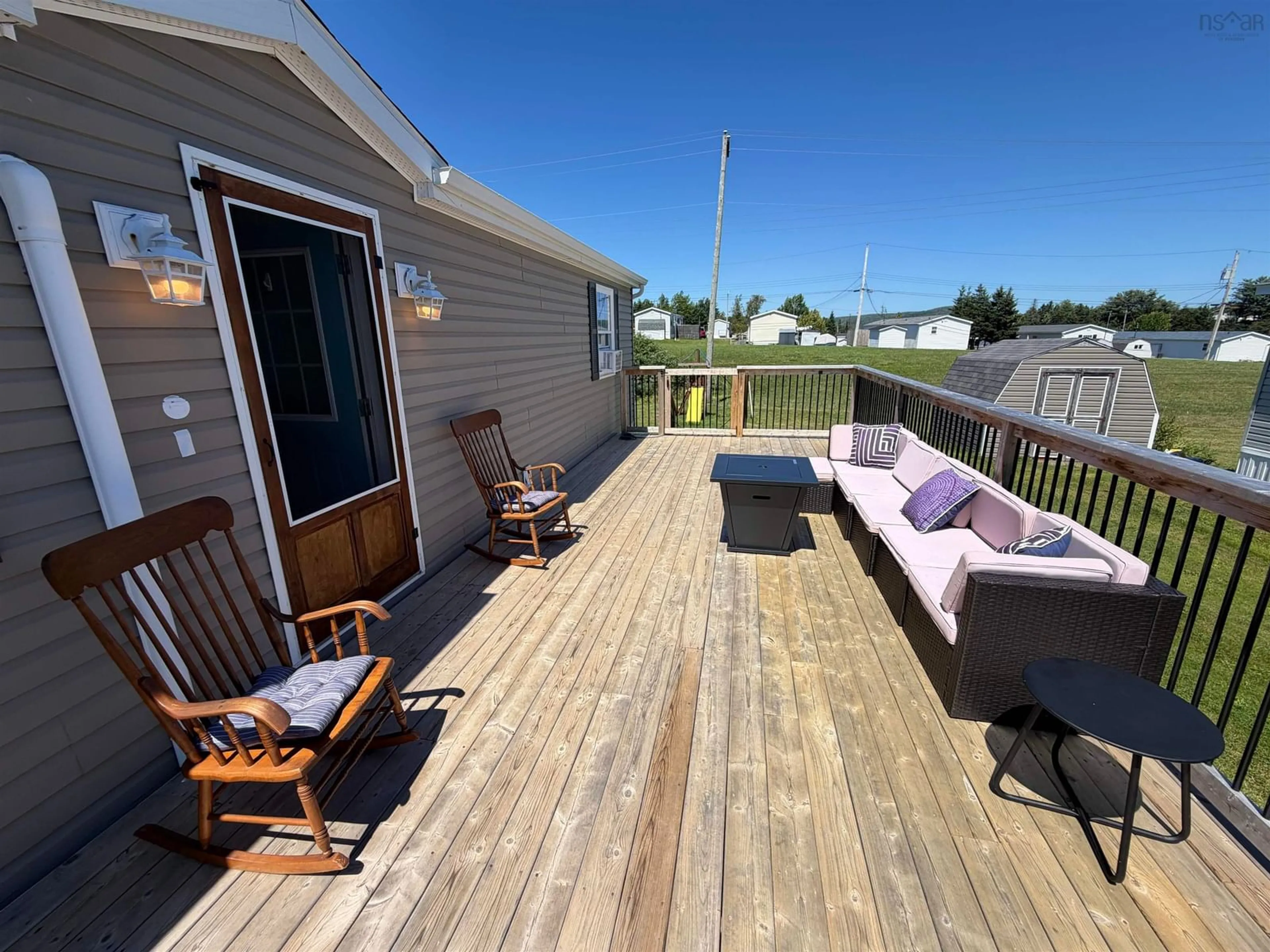 Patio, water/lake/river/ocean view for 14 South Hill Dr, West River Nova Scotia B2G 2V9