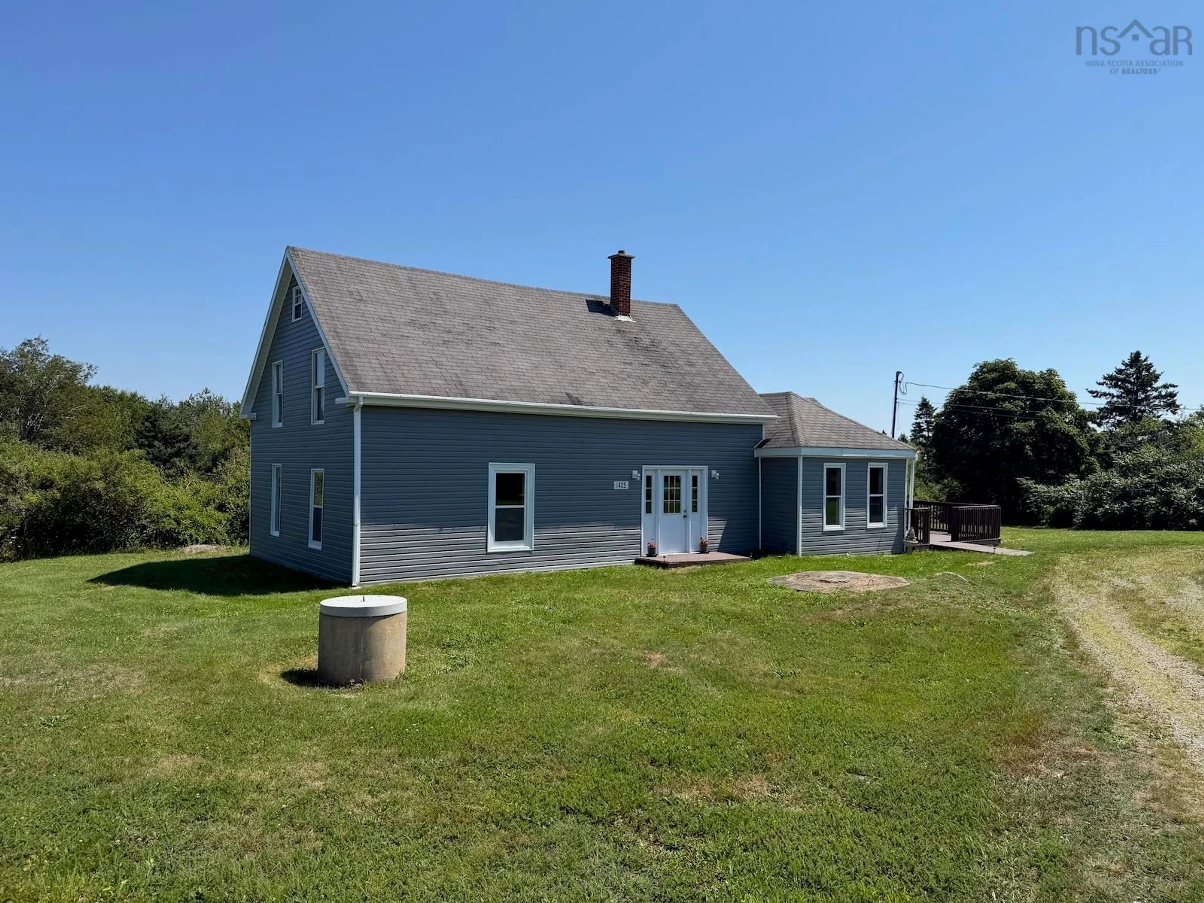A pic from outside/outdoor area/front of a property/back of a property/a pic from drone, building for 1425 Highway 334 Hwy, Plymouth Nova Scotia B0W 1B0