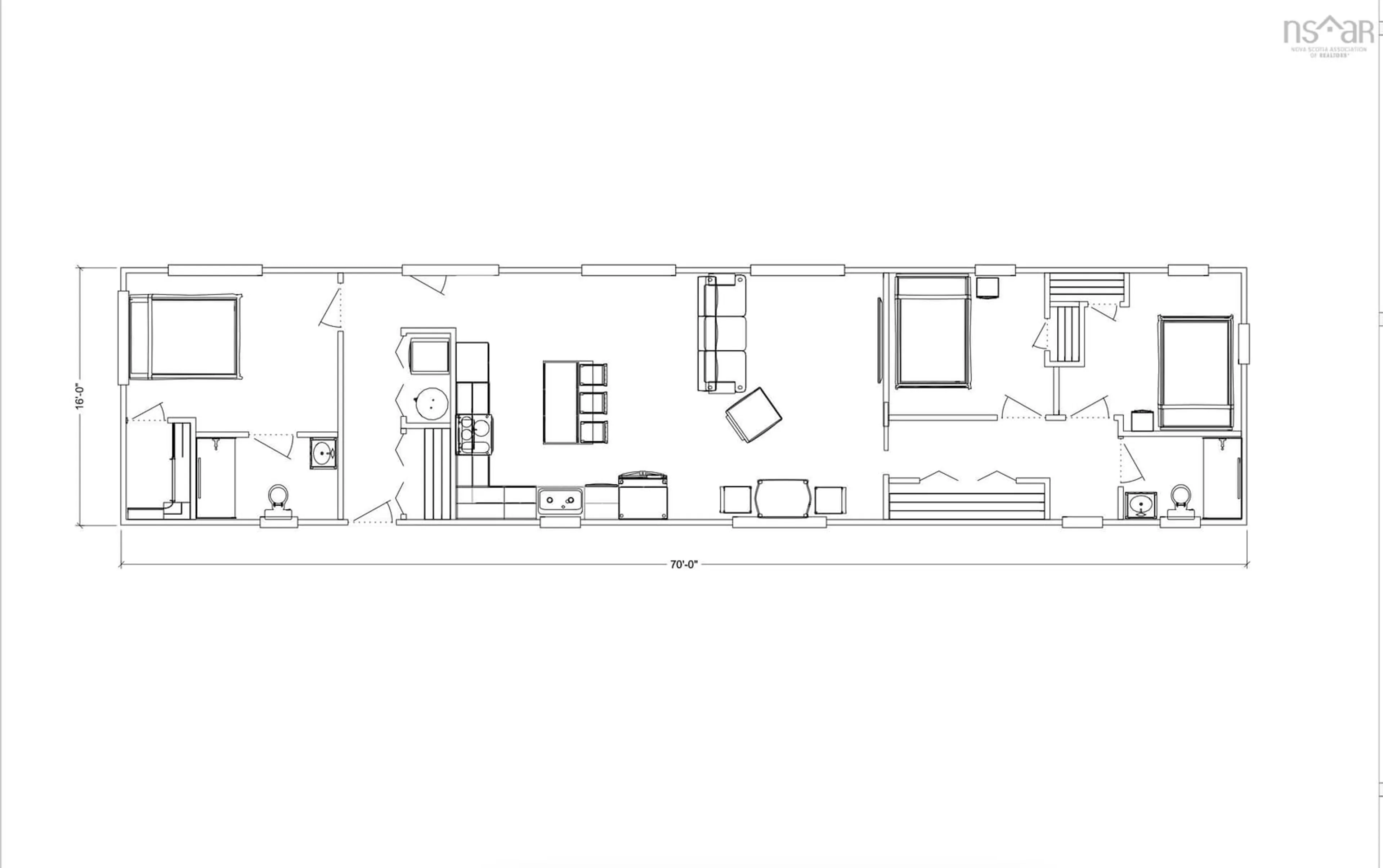 Floor plan for 3Bed,2Bath West Lake Chapel Rd, Brook Village Nova Scotia B0E 3M0