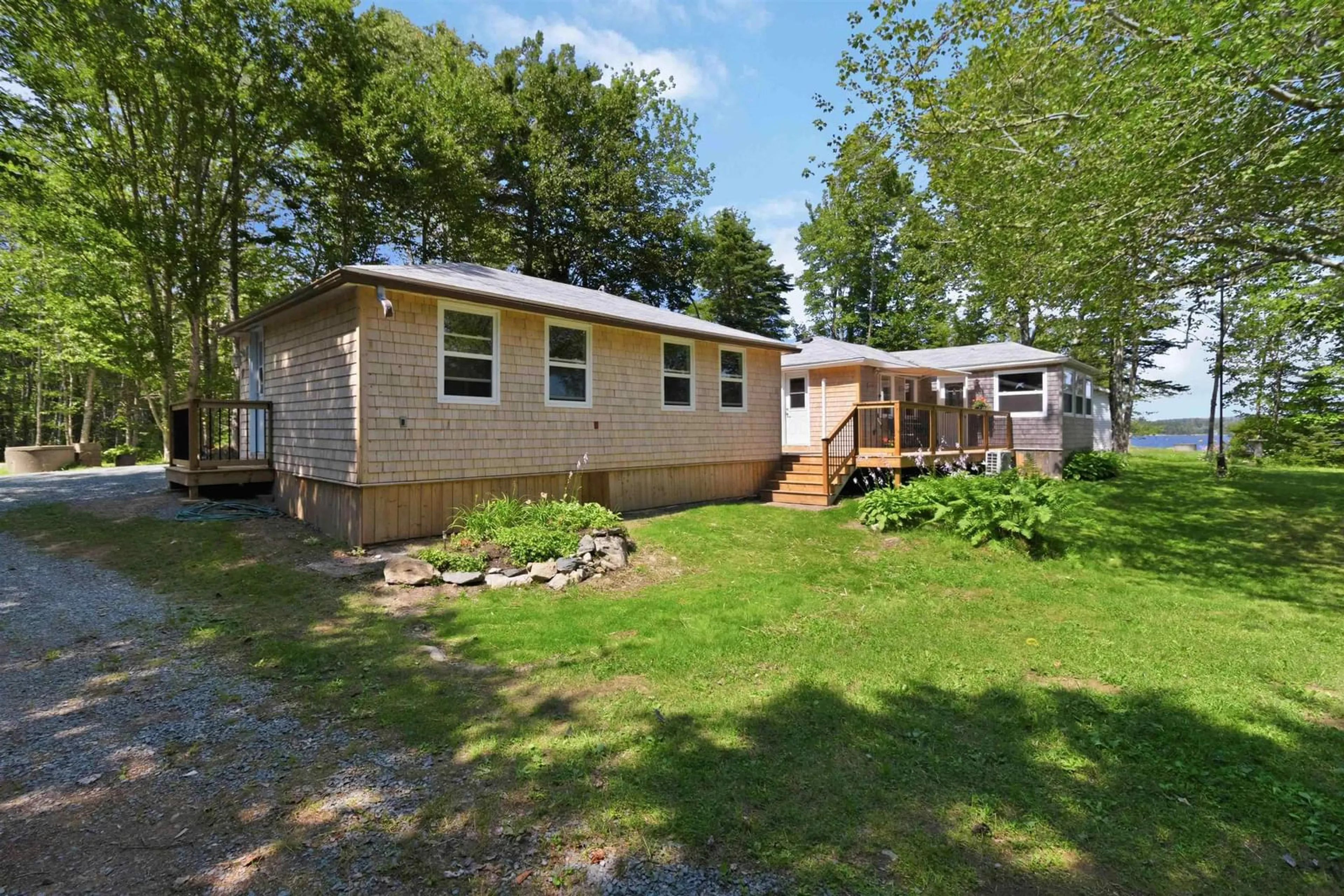 Home with vinyl exterior material, water/lake/river/ocean view for 15 & 17 Juniper Lane, Upper Lakeville Nova Scotia B0J 2L0