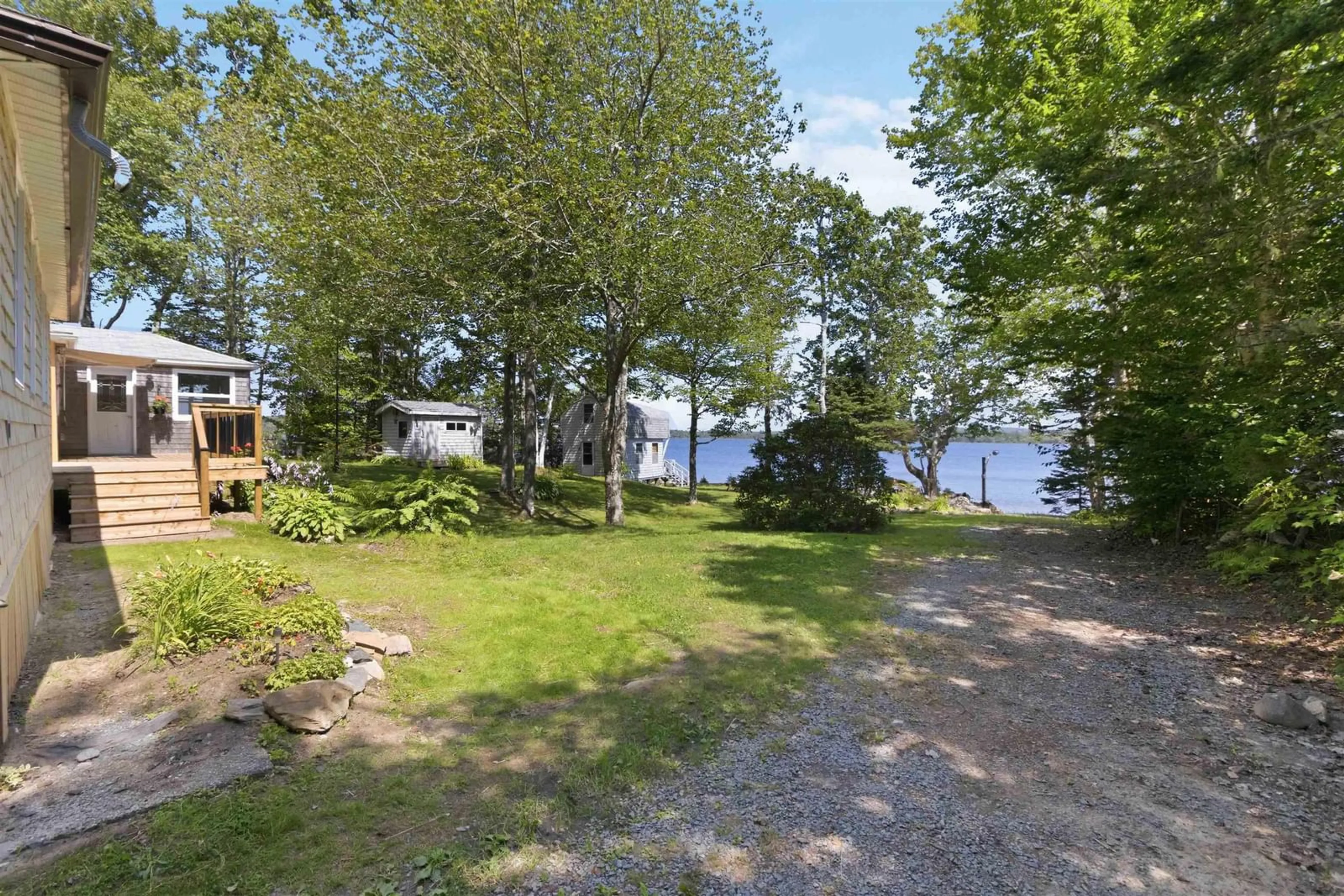 Patio, water/lake/river/ocean view for 15 & 17 Juniper Lane, Upper Lakeville Nova Scotia B0J 2L0