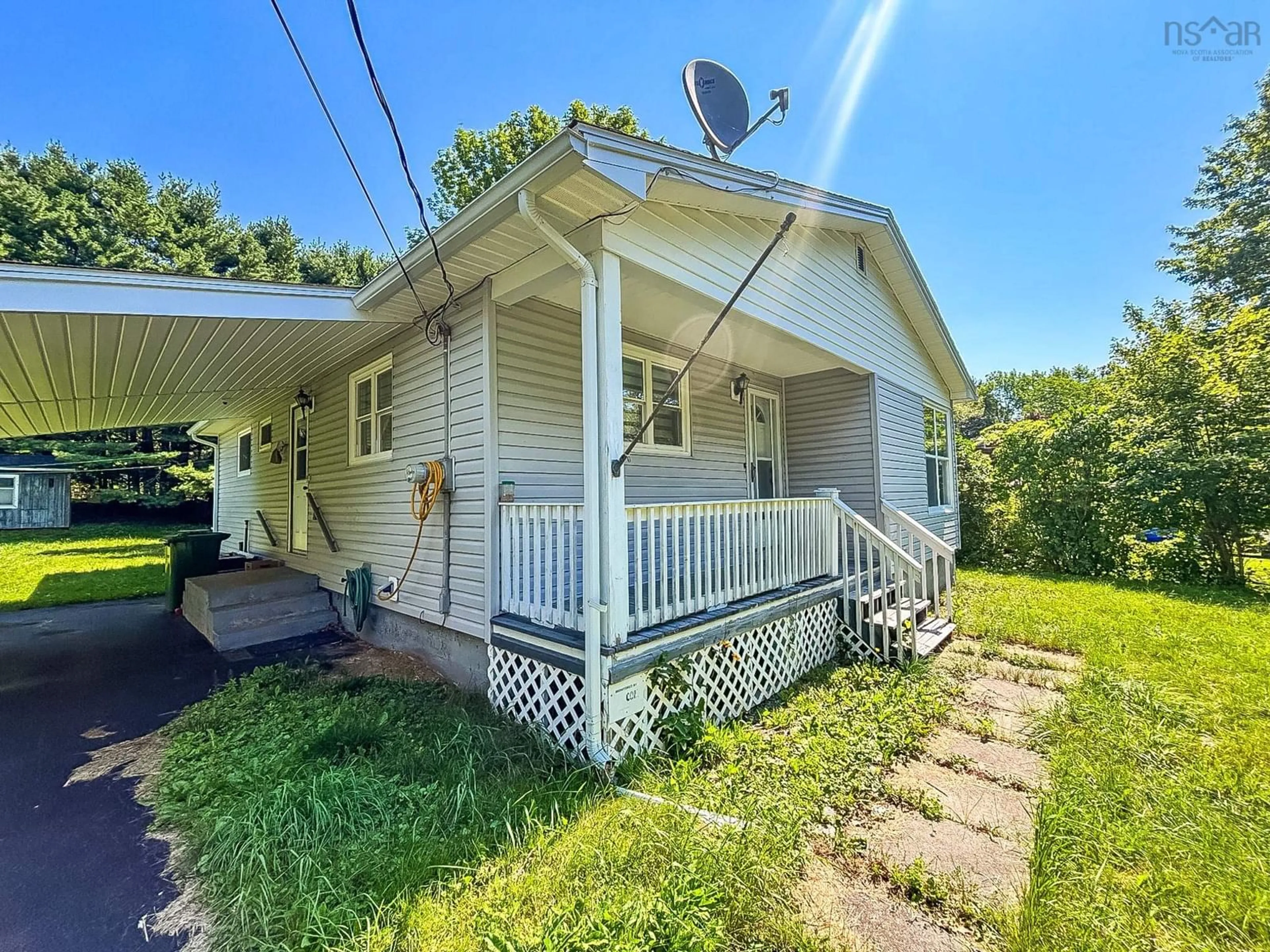 A pic from outside/outdoor area/front of a property/back of a property/a pic from drone, street for 460 Oakhill Rd, Oakhill Nova Scotia B4V 0C8