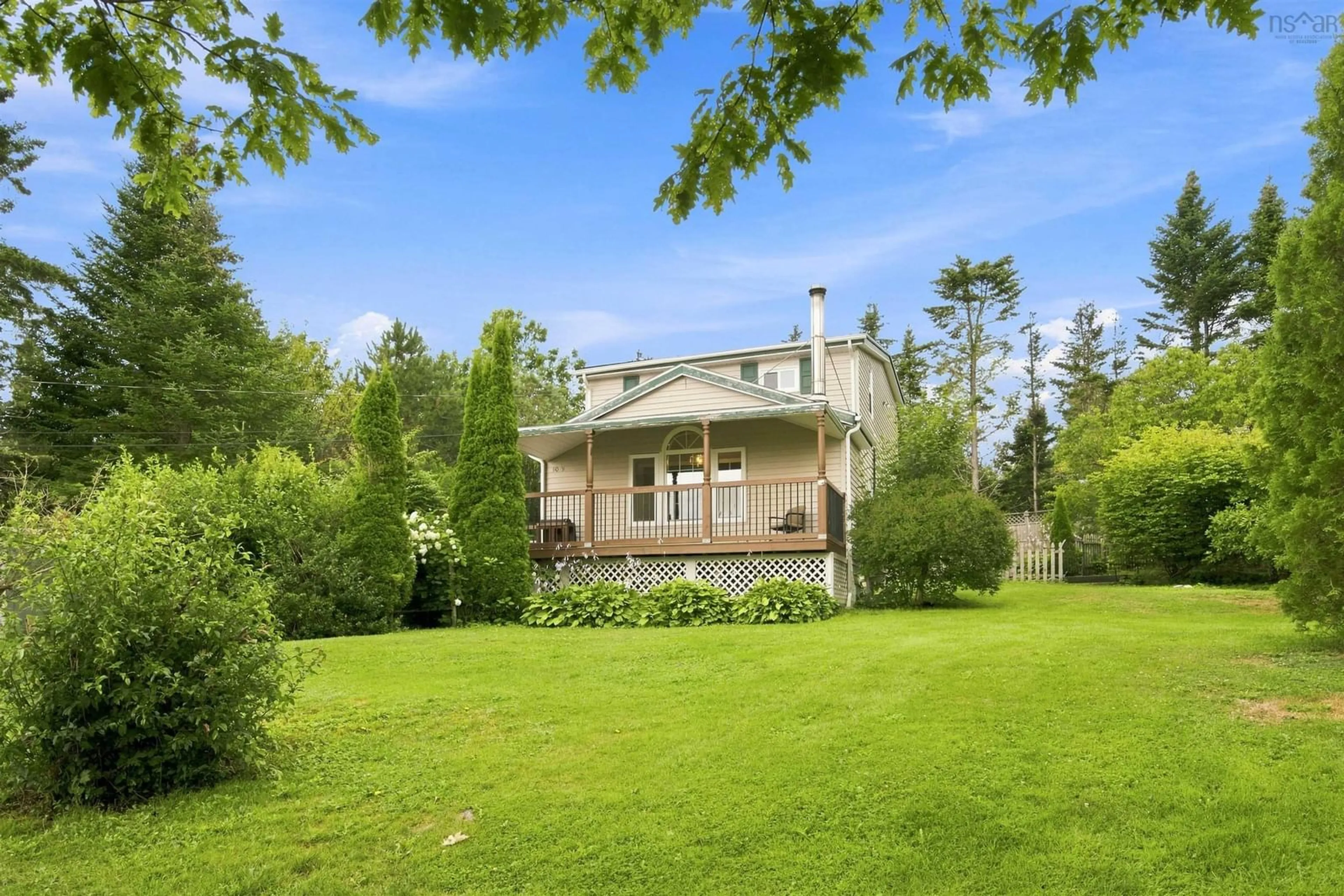 A pic from outside/outdoor area/front of a property/back of a property/a pic from drone, unknown for 9039 St Margarets Bay Rd, Queensland Nova Scotia B0J 1T0