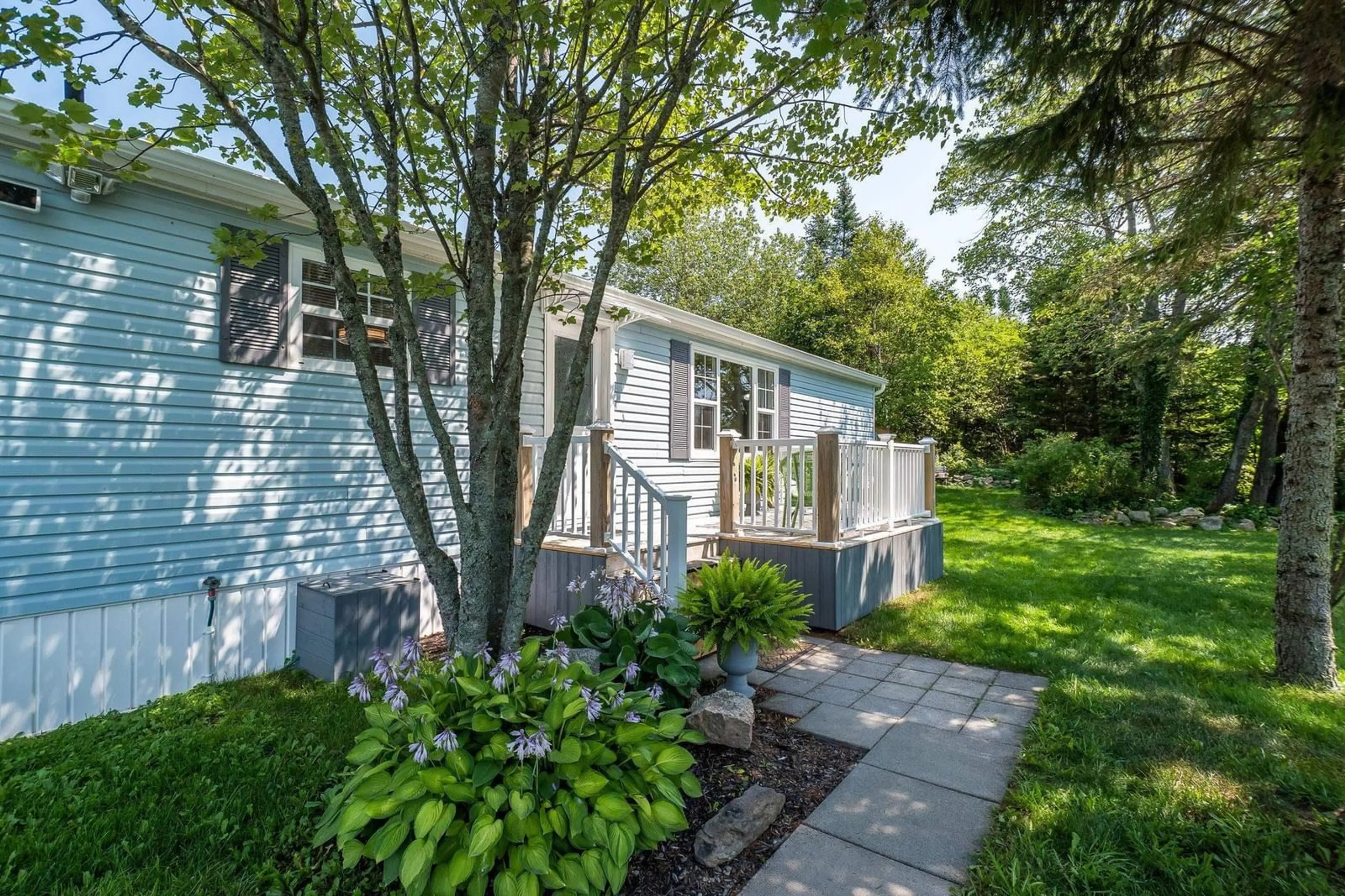 Home with vinyl exterior material, street for 1 Wilbert Devoe Cres, Timberlea Nova Scotia B3T 1K9