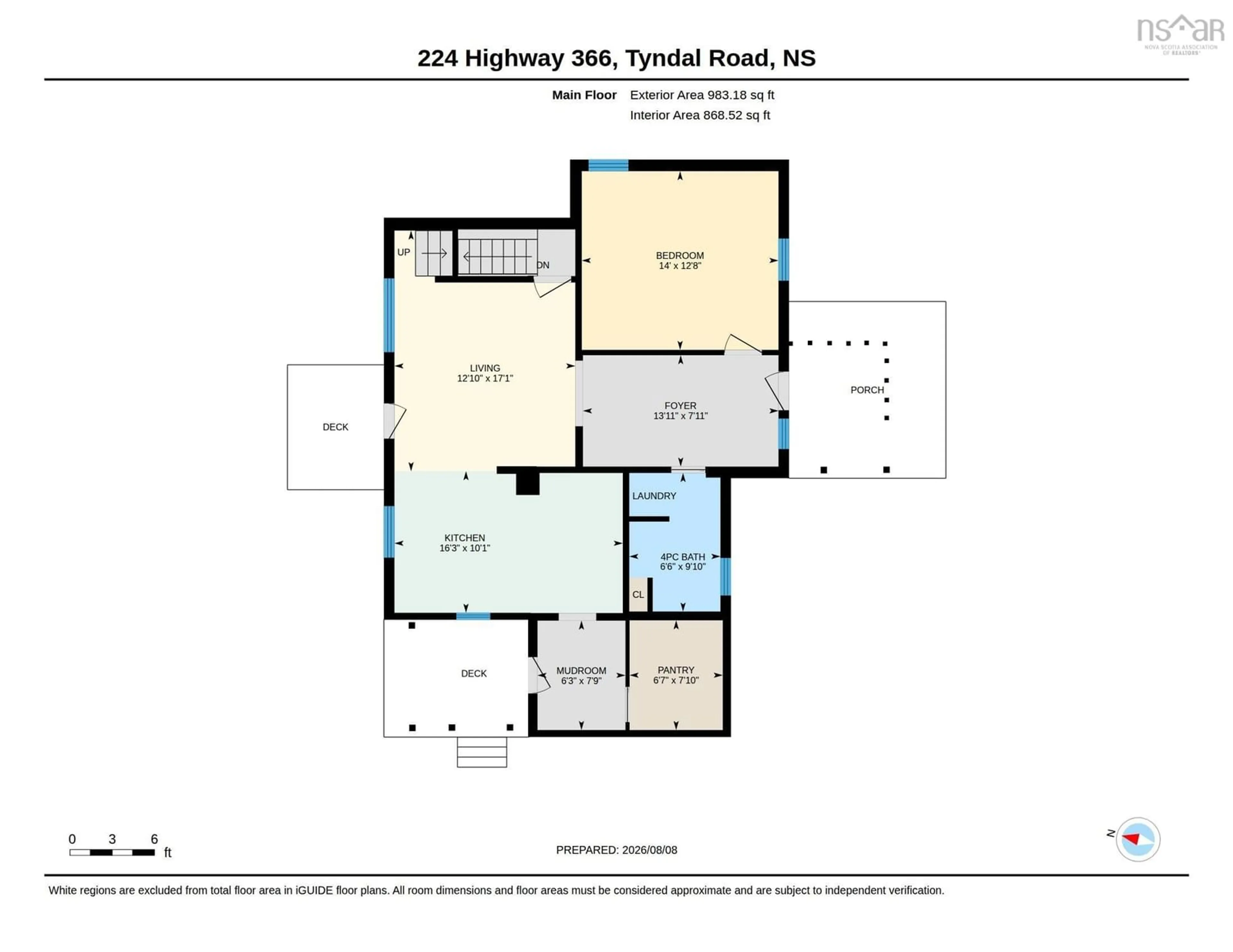 Floor plan for 224 Highway 366, Tyndal Road Nova Scotia B4H 3X9