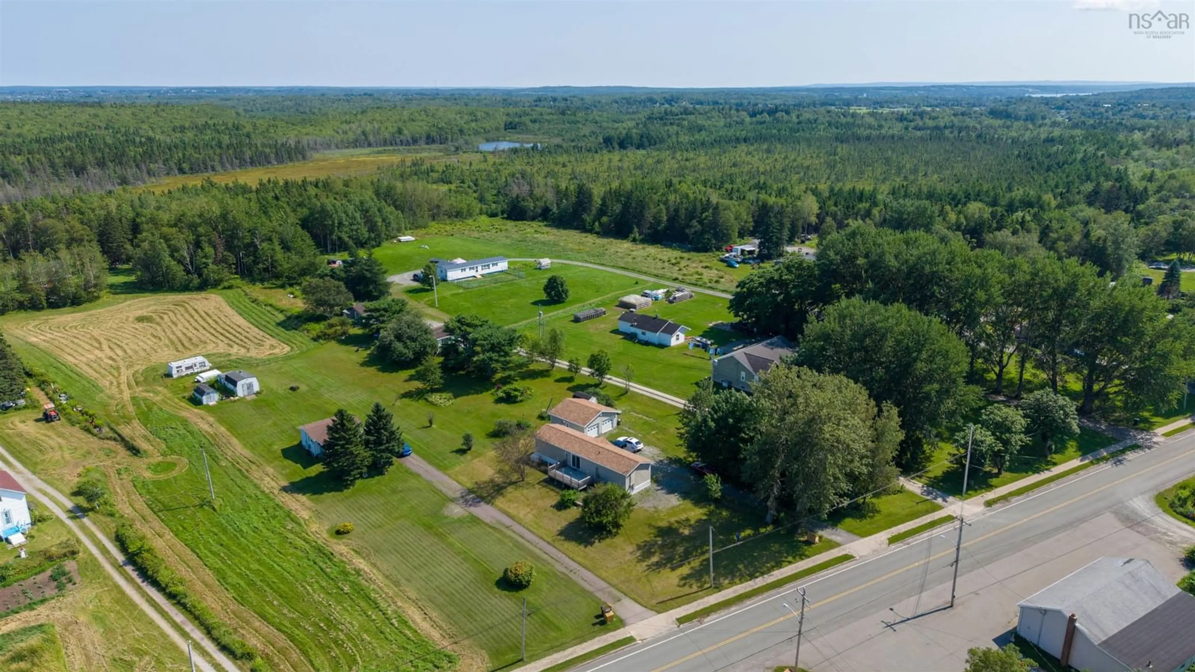 A pic from outside/outdoor area/front of a property/back of a property/a pic from drone, water/lake/river/ocean view for 602 Alder Point Rd, Alder Point Nova Scotia B1Y 1A5