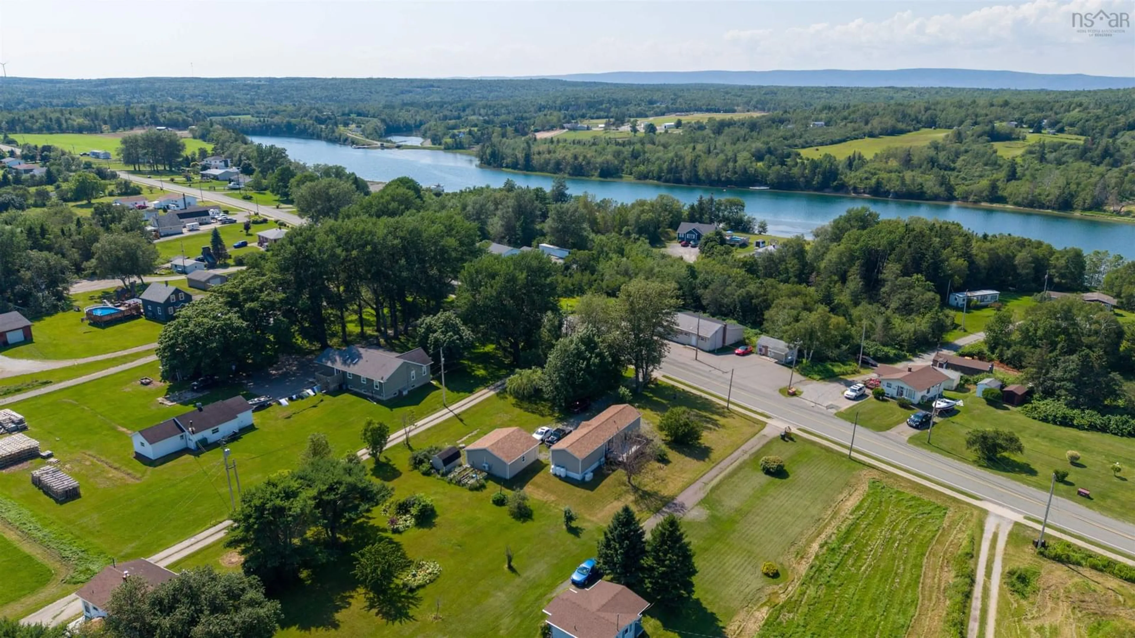 A pic from outside/outdoor area/front of a property/back of a property/a pic from drone, water/lake/river/ocean view for 602 Alder Point Rd, Alder Point Nova Scotia B1Y 1A5