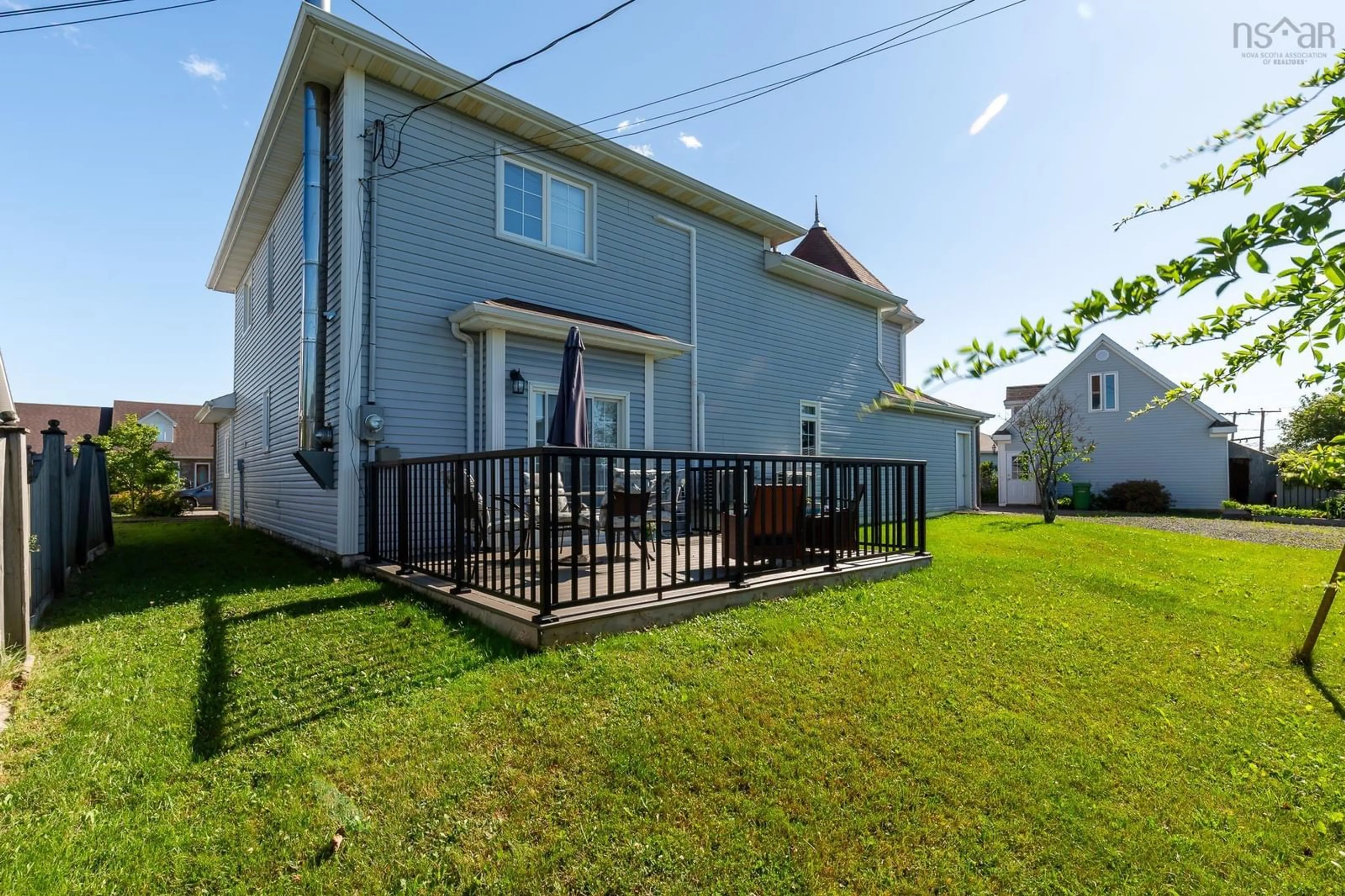 Patio, street for 12 Waye Crt, Port Hawkesbury Nova Scotia B9A 3B5