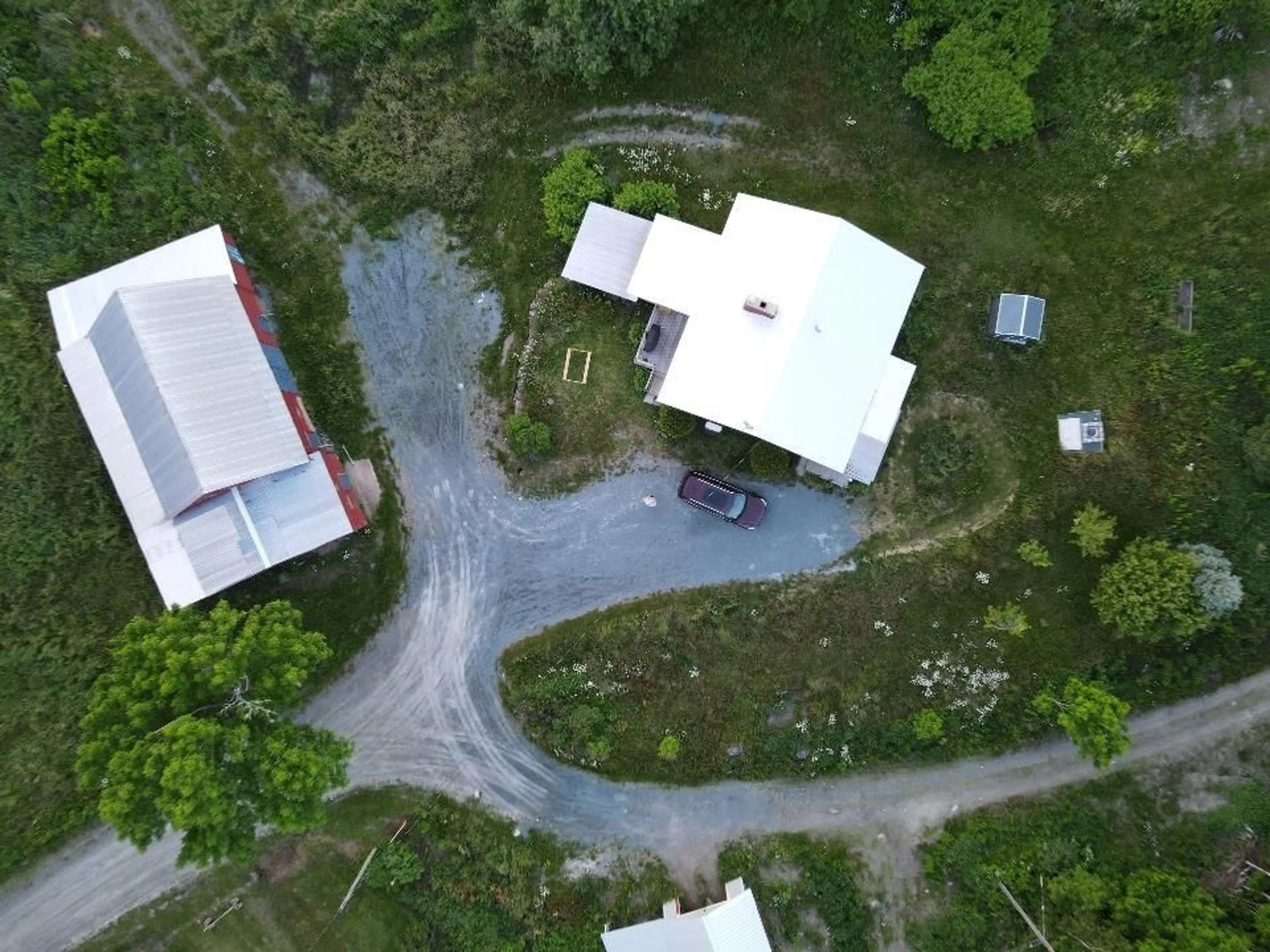 A pic from outside/outdoor area/front of a property/back of a property/a pic from drone, unknown for 63 Frank Rd, Italy Cross Nova Scotia B4V 0N3