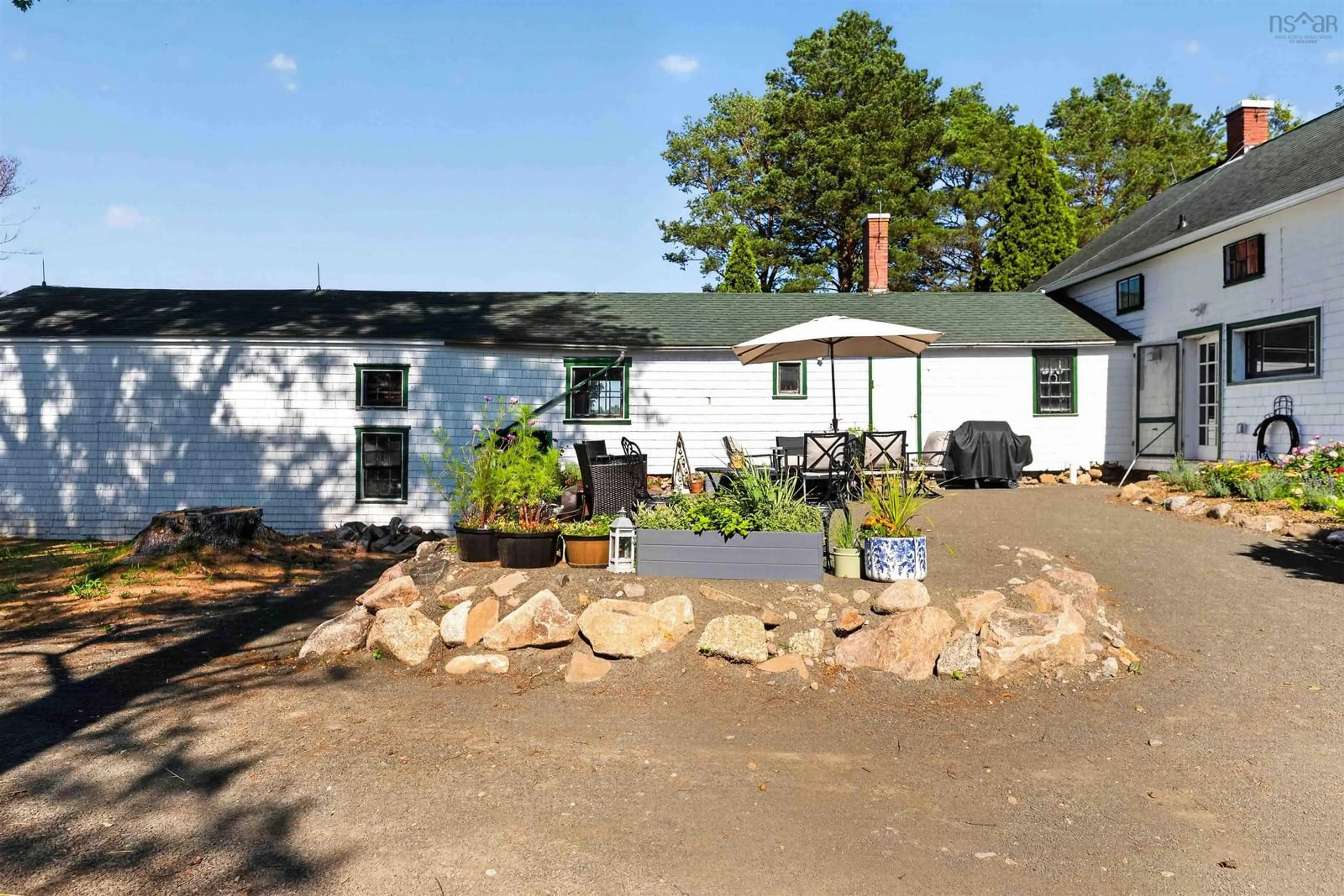 A pic from outside/outdoor area/front of a property/back of a property/a pic from drone, unknown for 5019 201 Hwy, West Paradise Nova Scotia B0S 1C0
