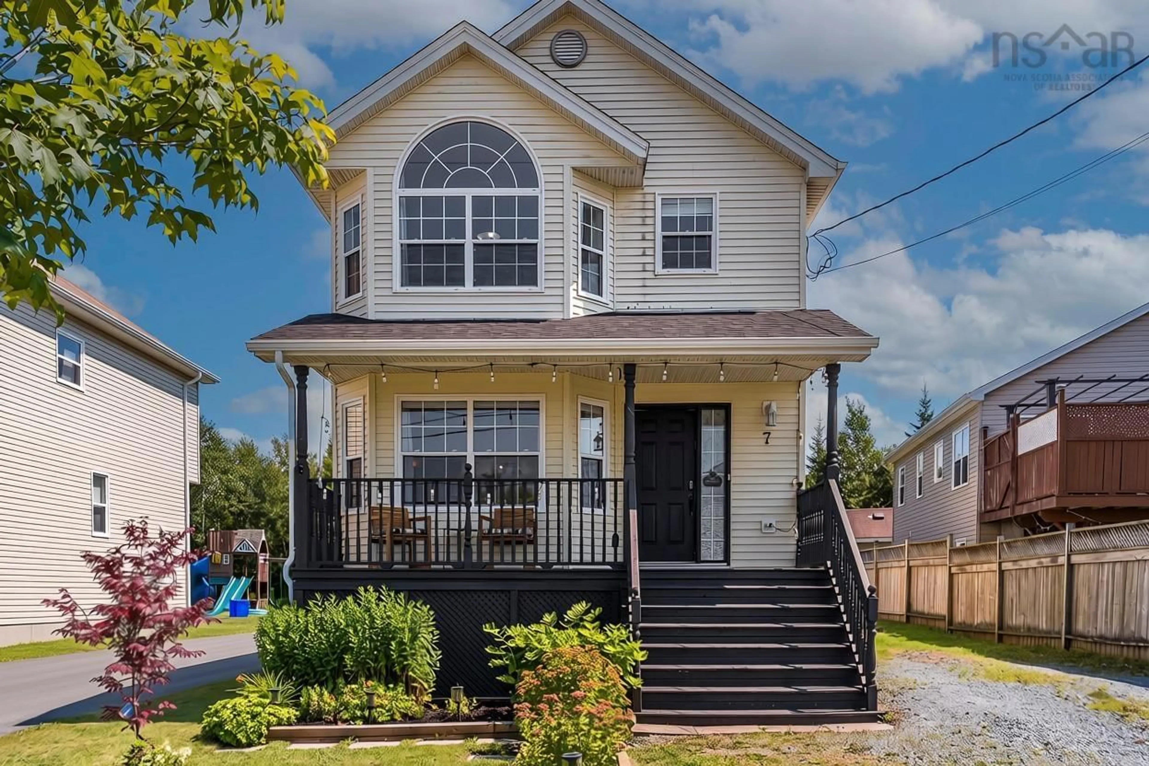 Home with vinyl exterior material, street for 7 Atikian Dr, Eastern Passage Nova Scotia B3G 1S8