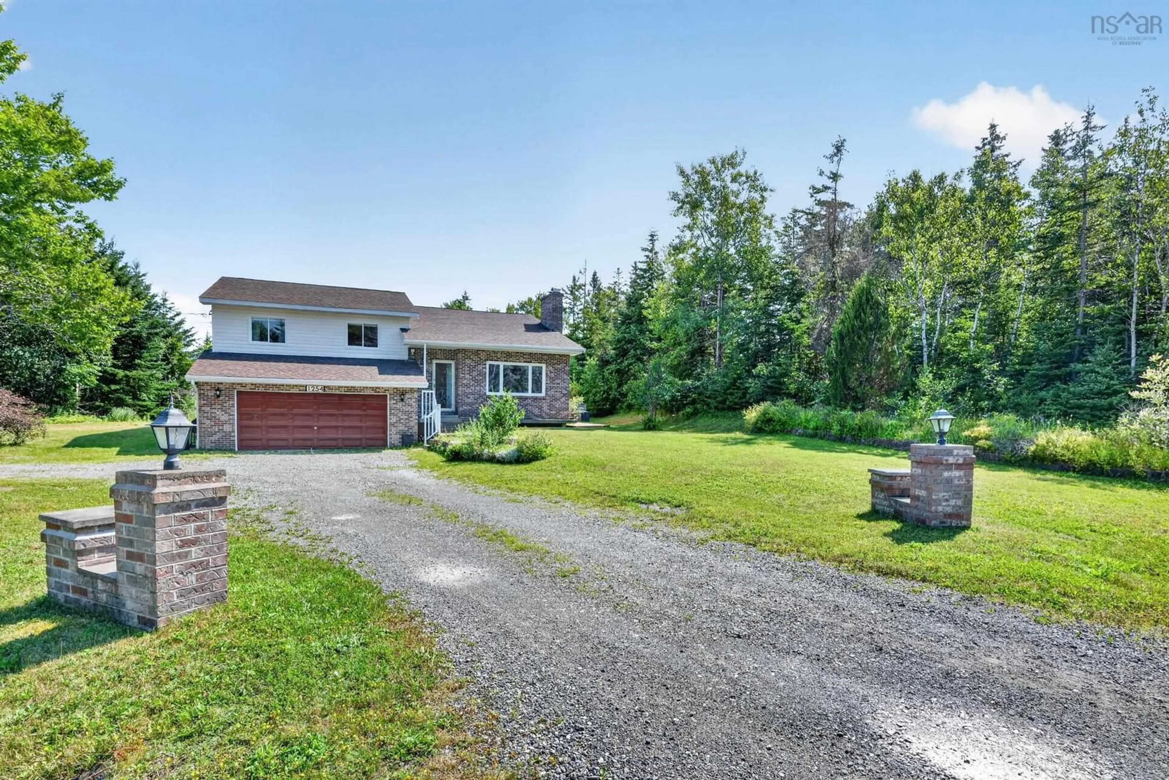 A pic from outside/outdoor area/front of a property/back of a property/a pic from drone, unknown for 1254 Brickyard Road, Albert Bridge Nova Scotia B1K 2V5