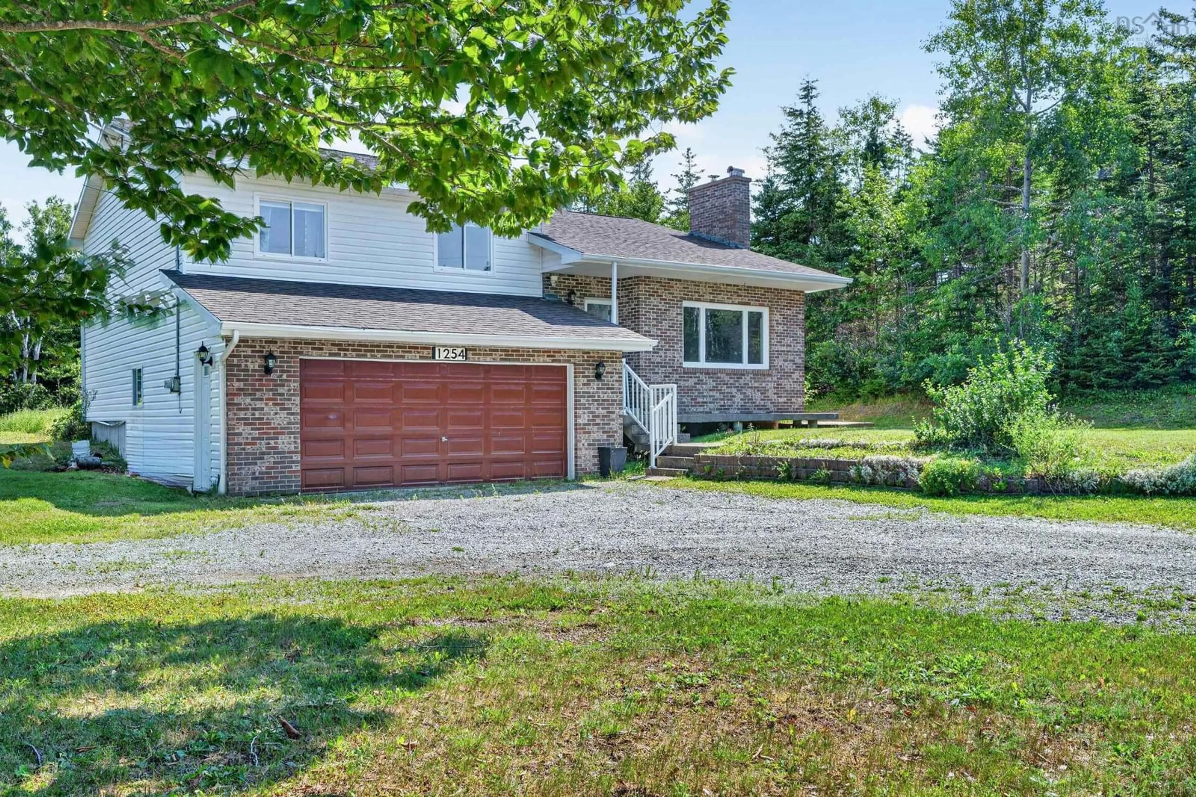 Home with brick exterior material, street for 1254 Brickyard Road, Albert Bridge Nova Scotia B1K 2V5
