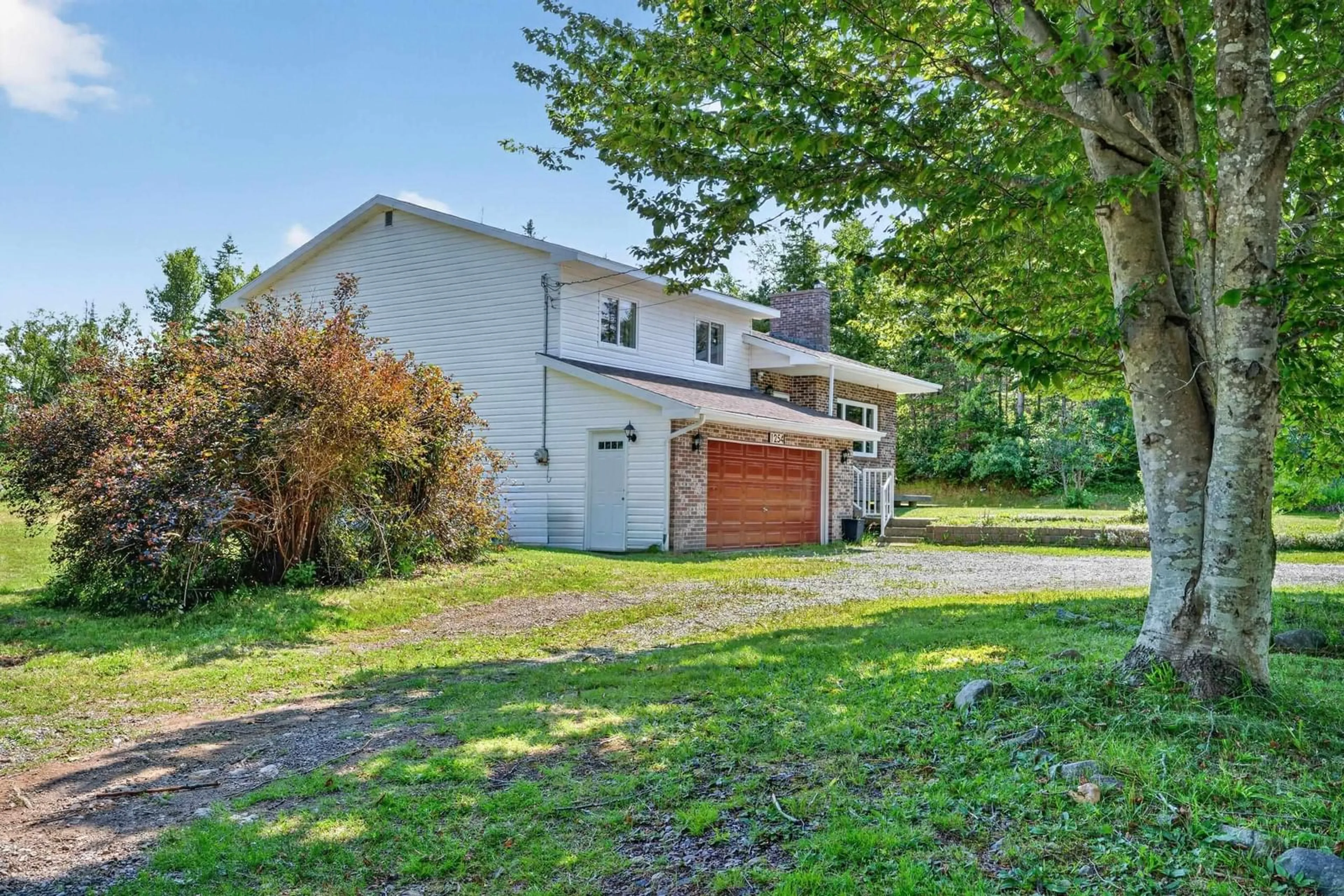 A pic from outside/outdoor area/front of a property/back of a property/a pic from drone, street for 1254 Brickyard Road, Albert Bridge Nova Scotia B1K 2V5