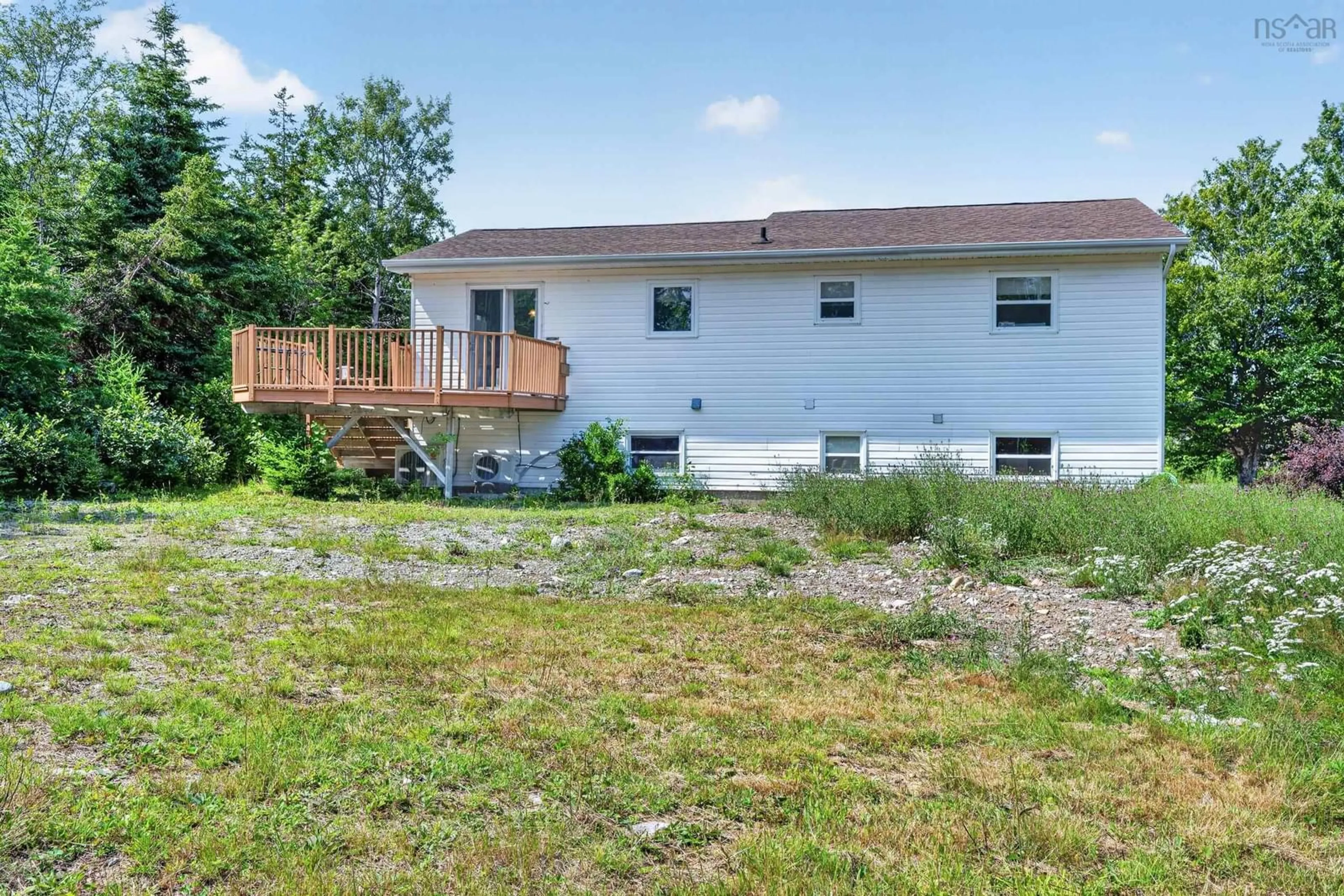 A pic from outside/outdoor area/front of a property/back of a property/a pic from drone, water/lake/river/ocean view for 1254 Brickyard Road, Albert Bridge Nova Scotia B1K 2V5