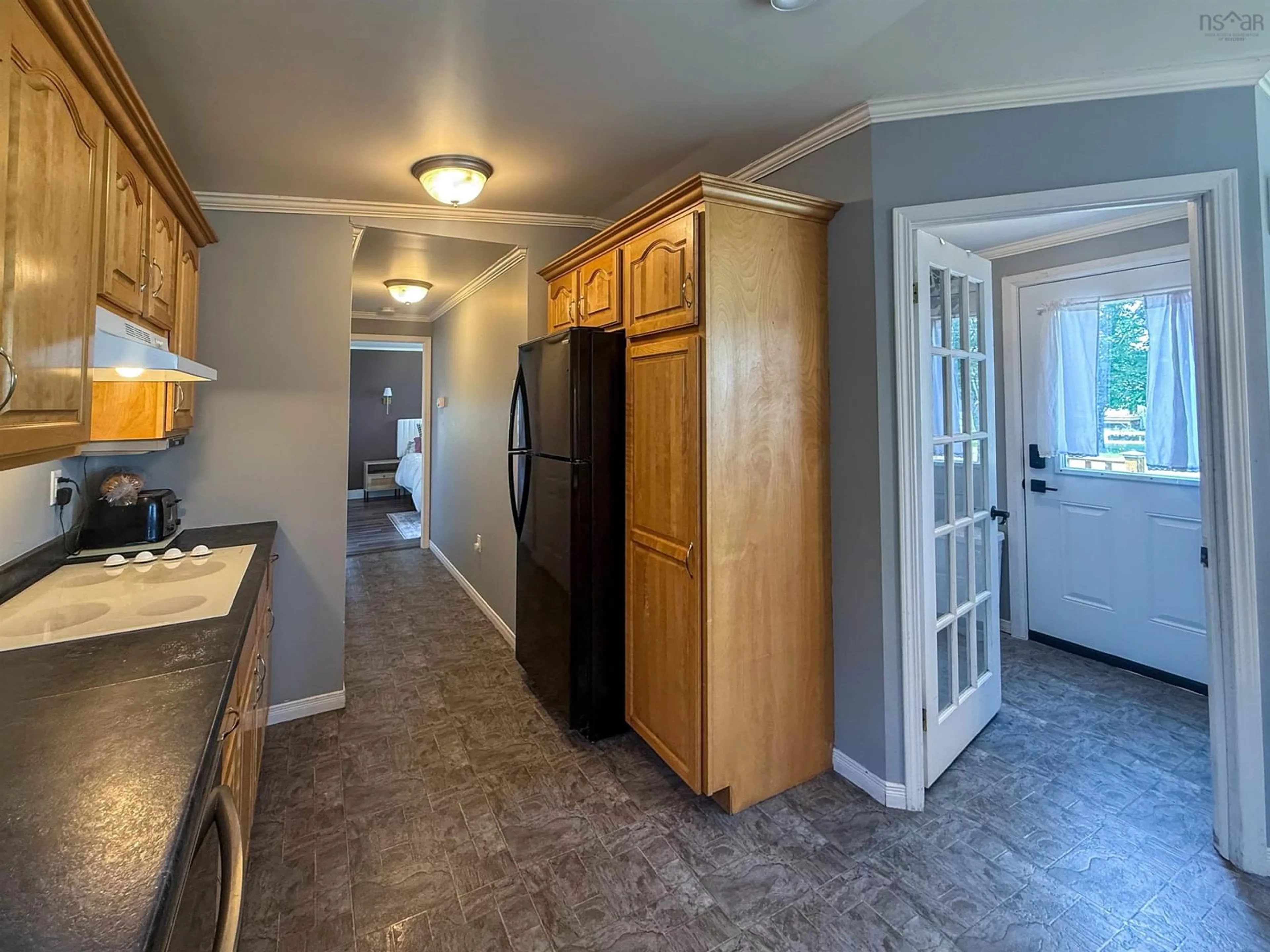 Kitchen with laundary machines, ceramic/tile floor for 38 Vimy Rd, Debert Nova Scotia B0M 1G0