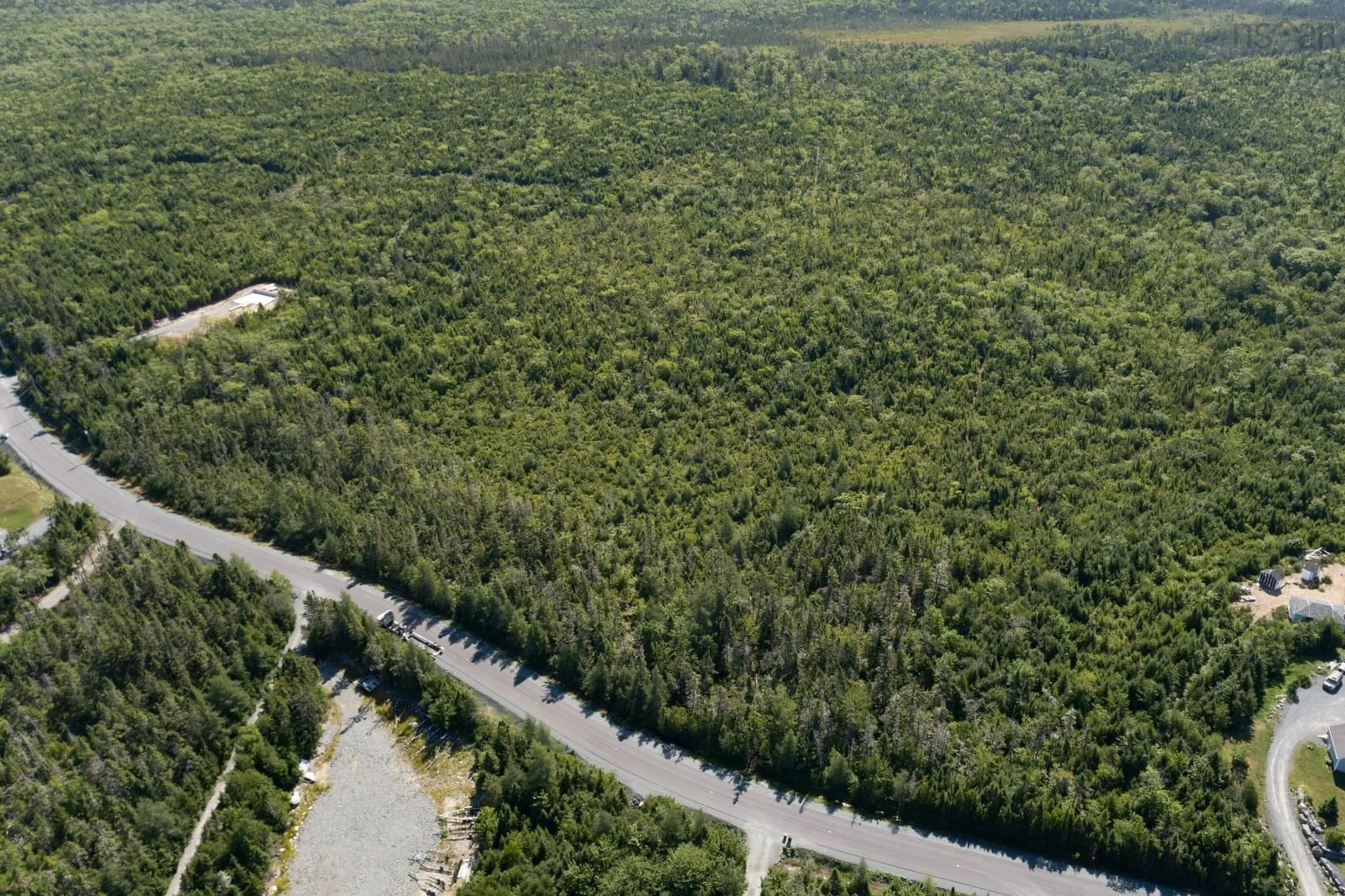 A pic from outside/outdoor area/front of a property/back of a property/a pic from drone, forest/trees view for 39 Powers Rd #Lot, Whites Lake Nova Scotia B3T 1W5