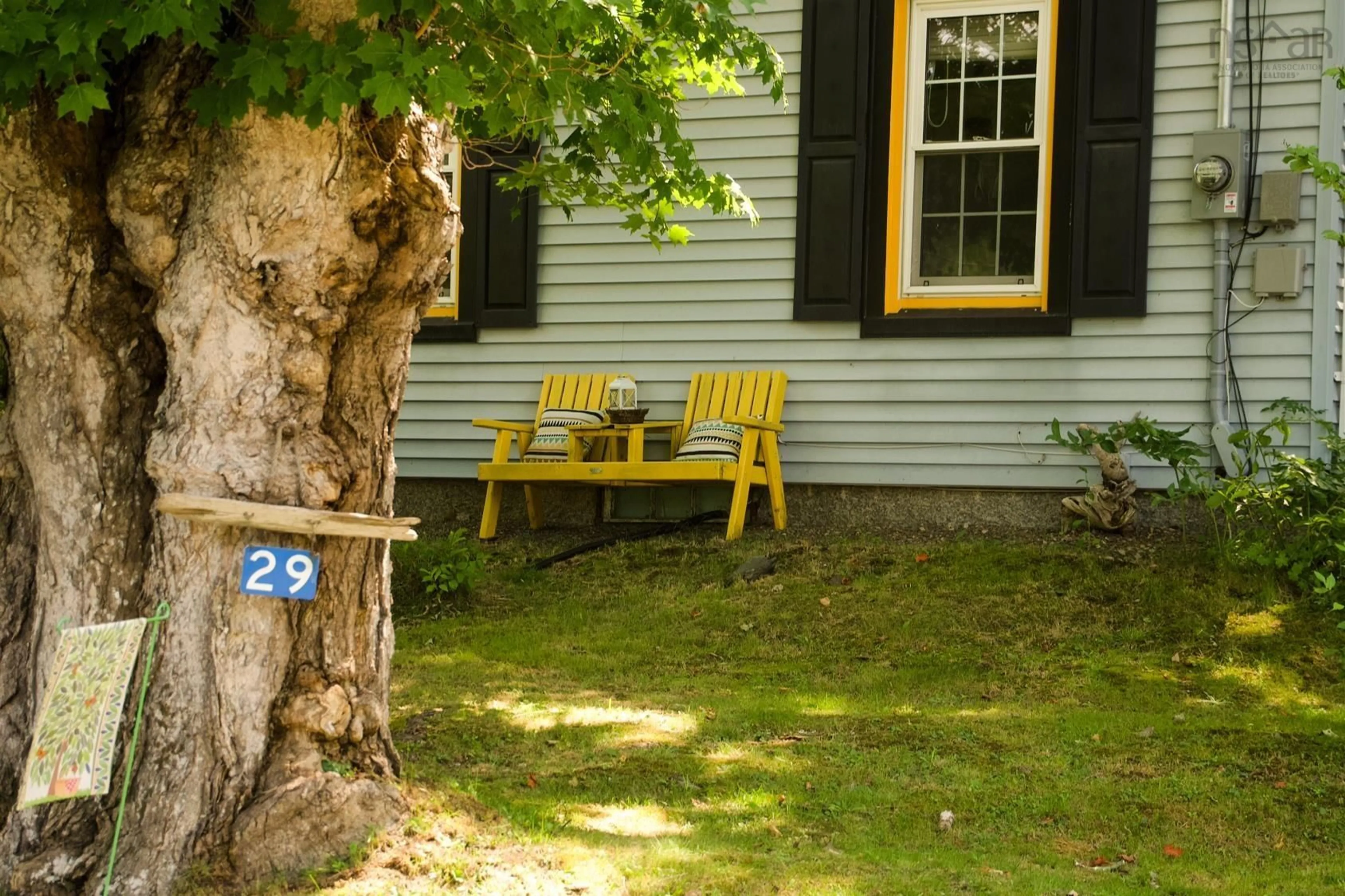 Patio, street for 29 Hamms Hill Rd, Blockhouse Nova Scotia B0J 2E0
