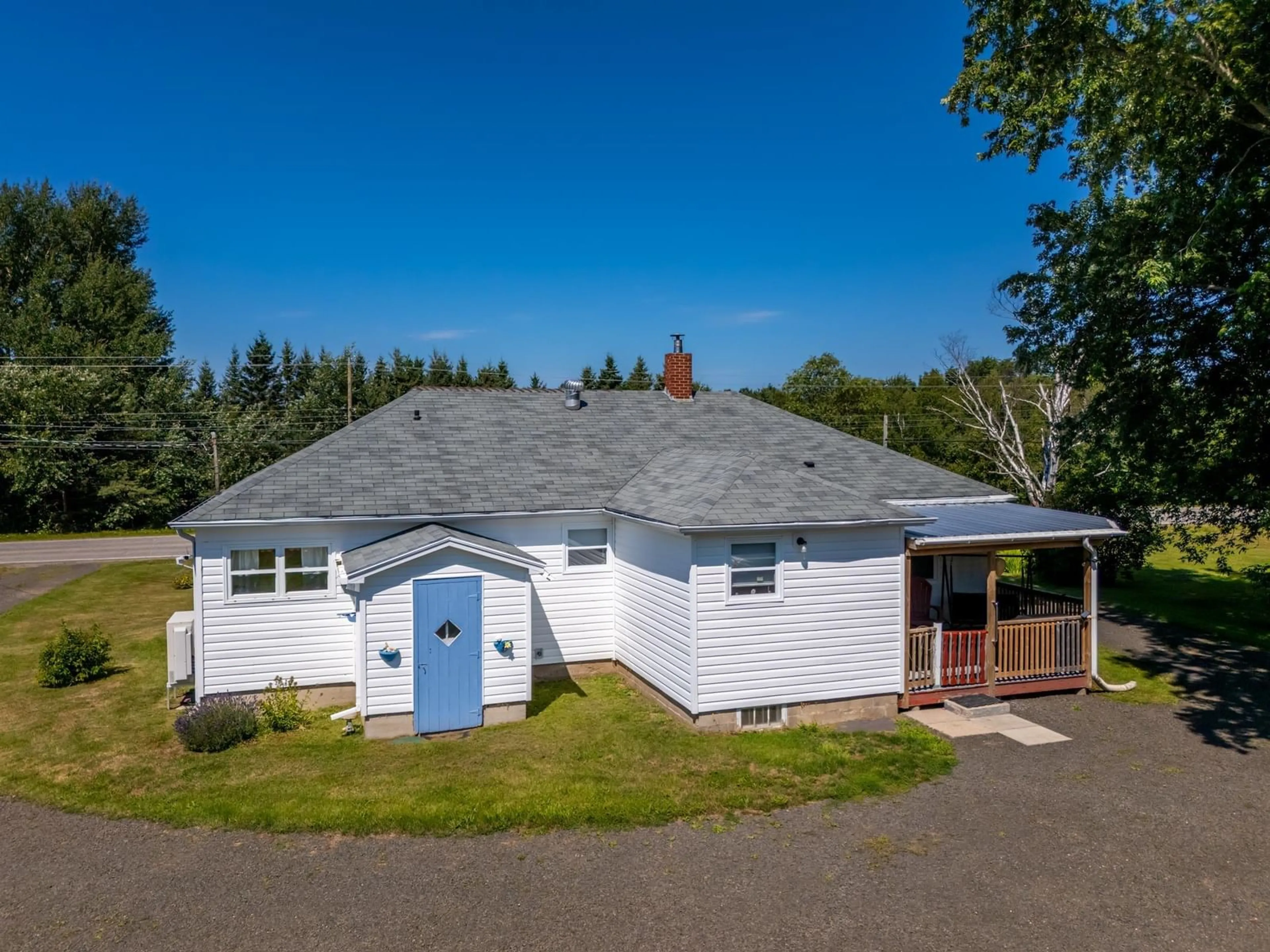 A pic from outside/outdoor area/front of a property/back of a property/a pic from drone, unknown for 2252 Highway 1, Upper Clements Nova Scotia B0S 1A0