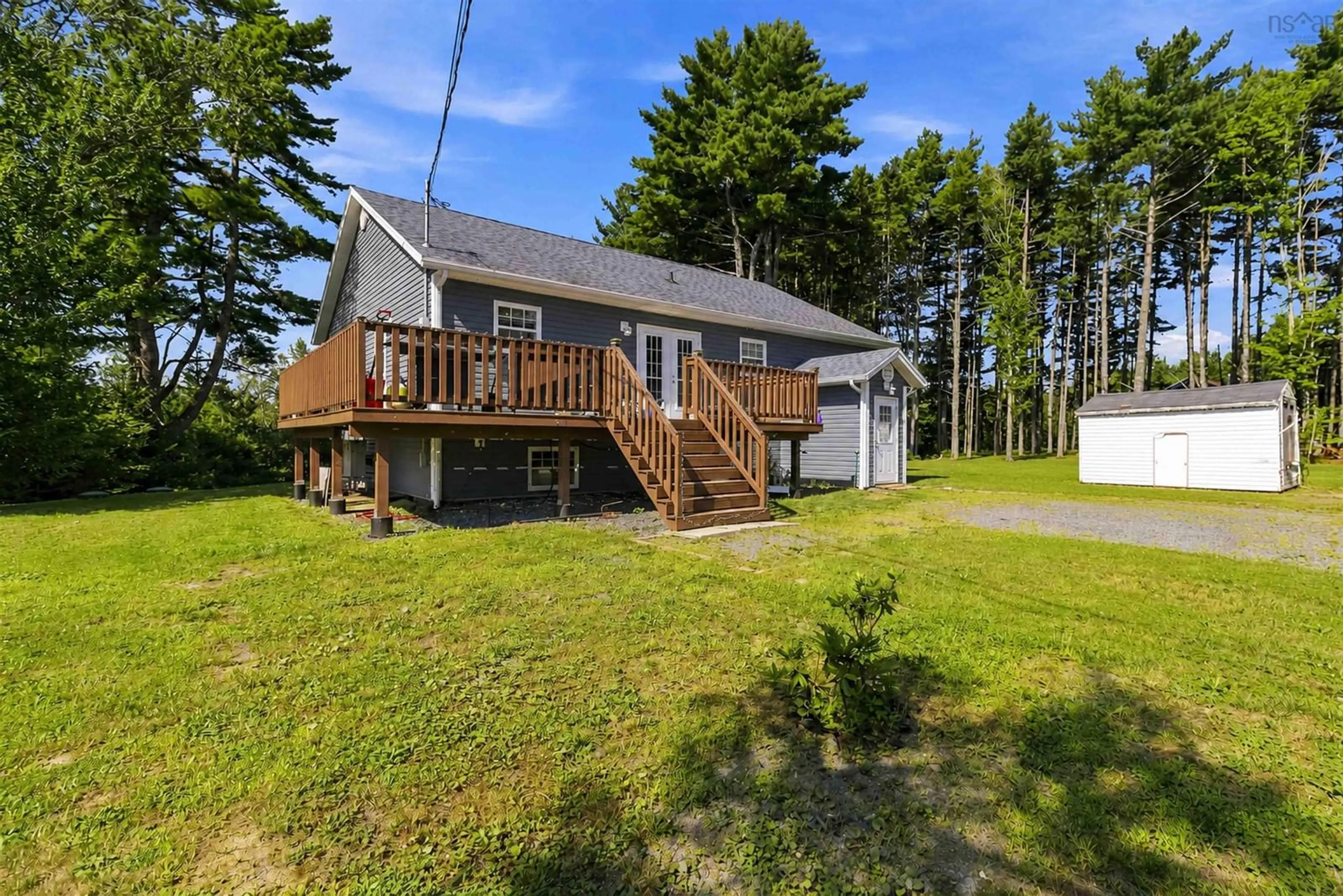 A pic from outside/outdoor area/front of a property/back of a property/a pic from drone, unknown for 13 Nick Dr, Pine Grove Nova Scotia B0J 1E0