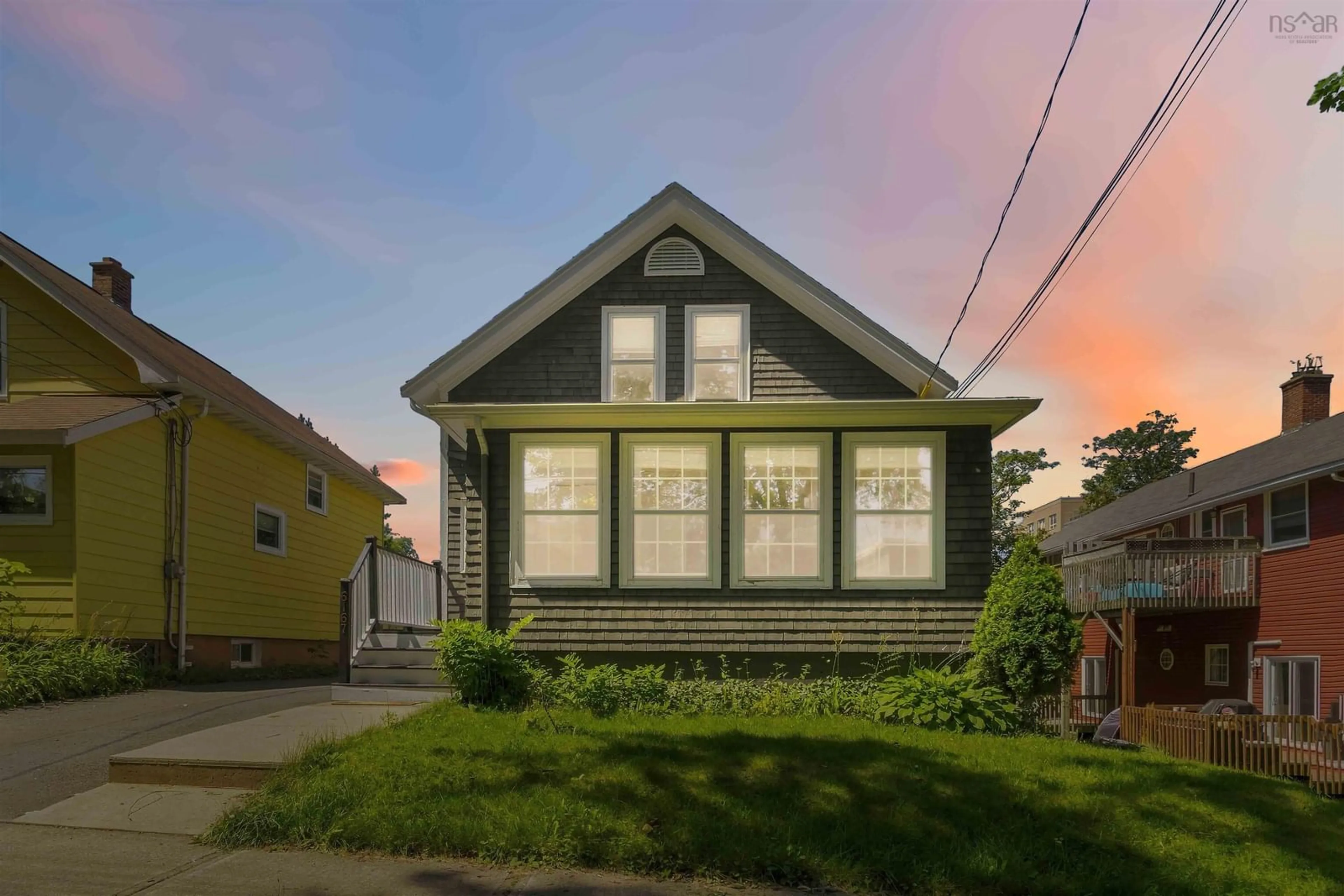 Home with vinyl exterior material, street for 6167 Windsor Terr, Halifax Peninsula Nova Scotia B3K 1S5