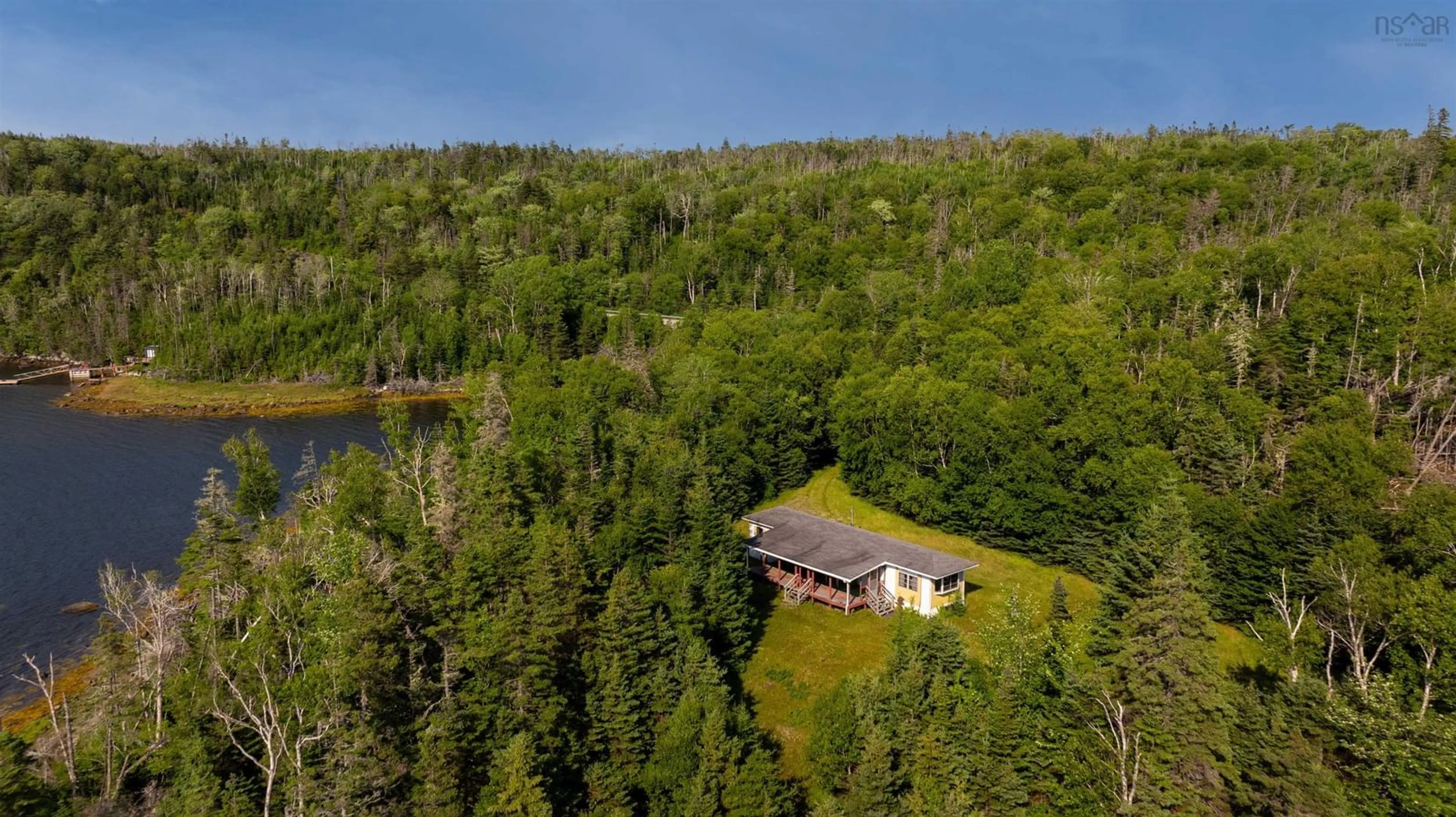 A pic from outside/outdoor area/front of a property/back of a property/a pic from drone, unknown for 14658 Highway 7 Hwy, East Ship Harbour Nova Scotia B0J 3H0