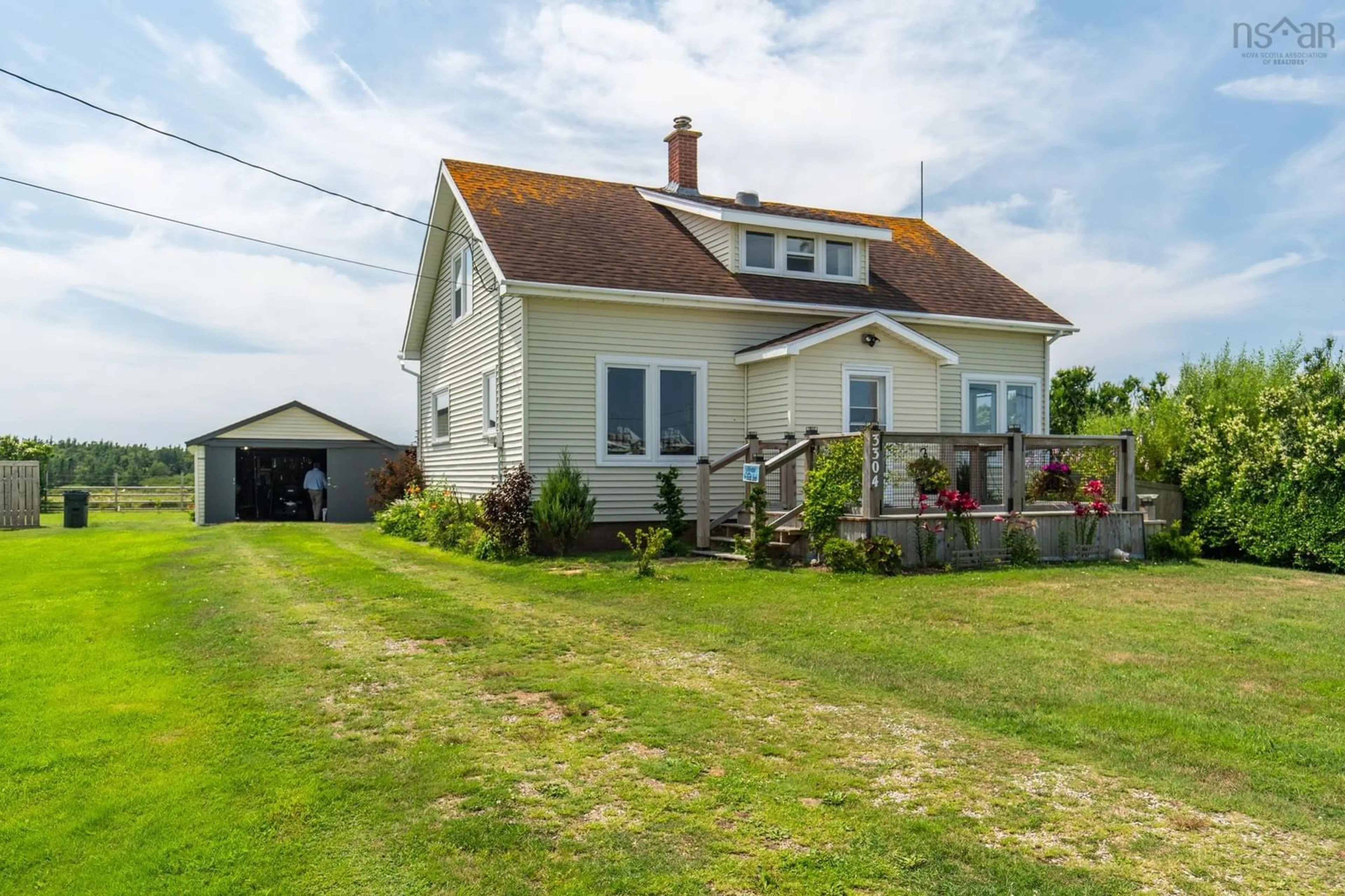 A pic from outside/outdoor area/front of a property/back of a property/a pic from drone, unknown for 3304 Main Shore Rd, Port Maitland Nova Scotia B5A 5E3