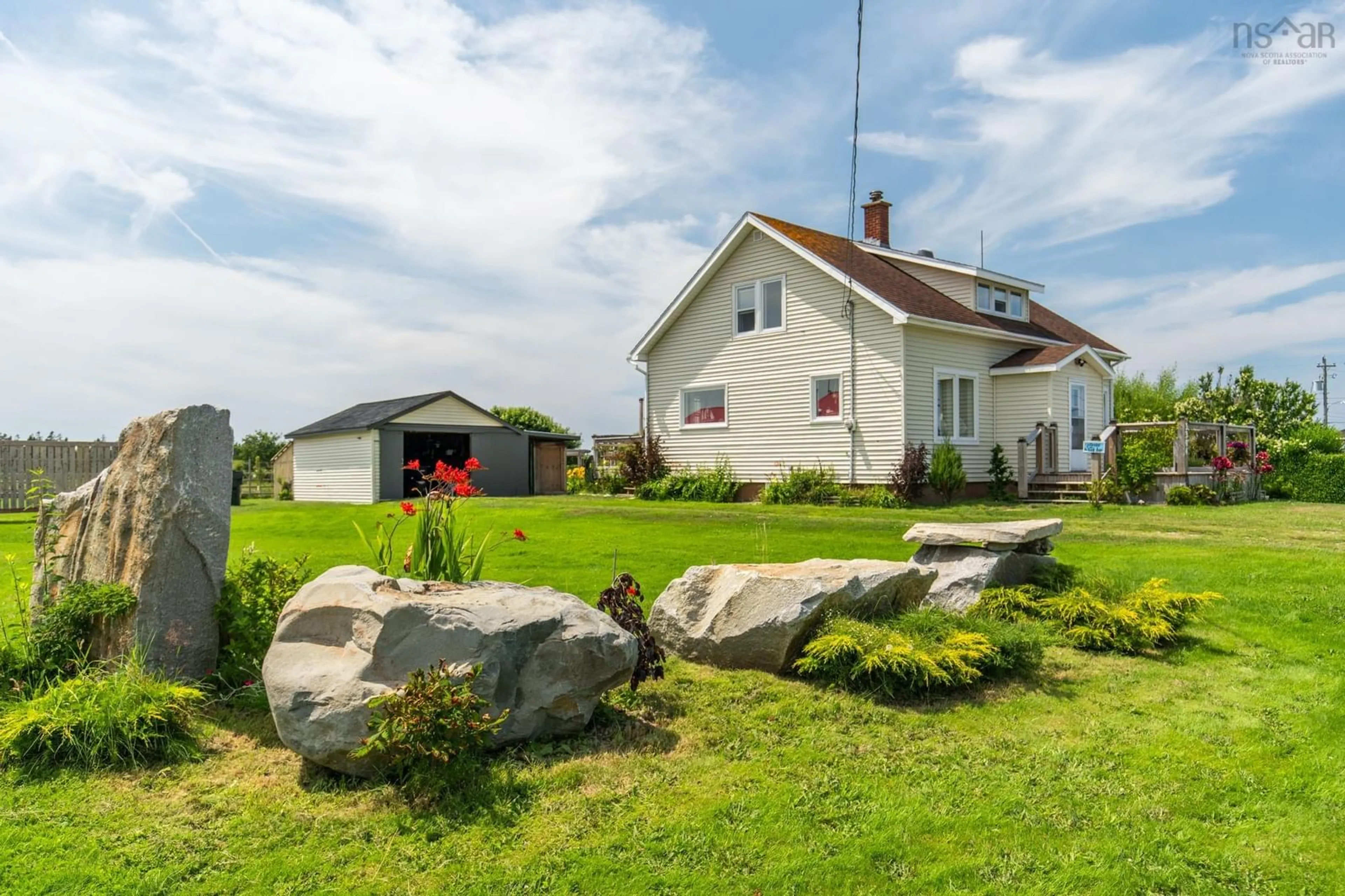 A pic from outside/outdoor area/front of a property/back of a property/a pic from drone, unknown for 3304 Main Shore Rd, Port Maitland Nova Scotia B5A 5E3
