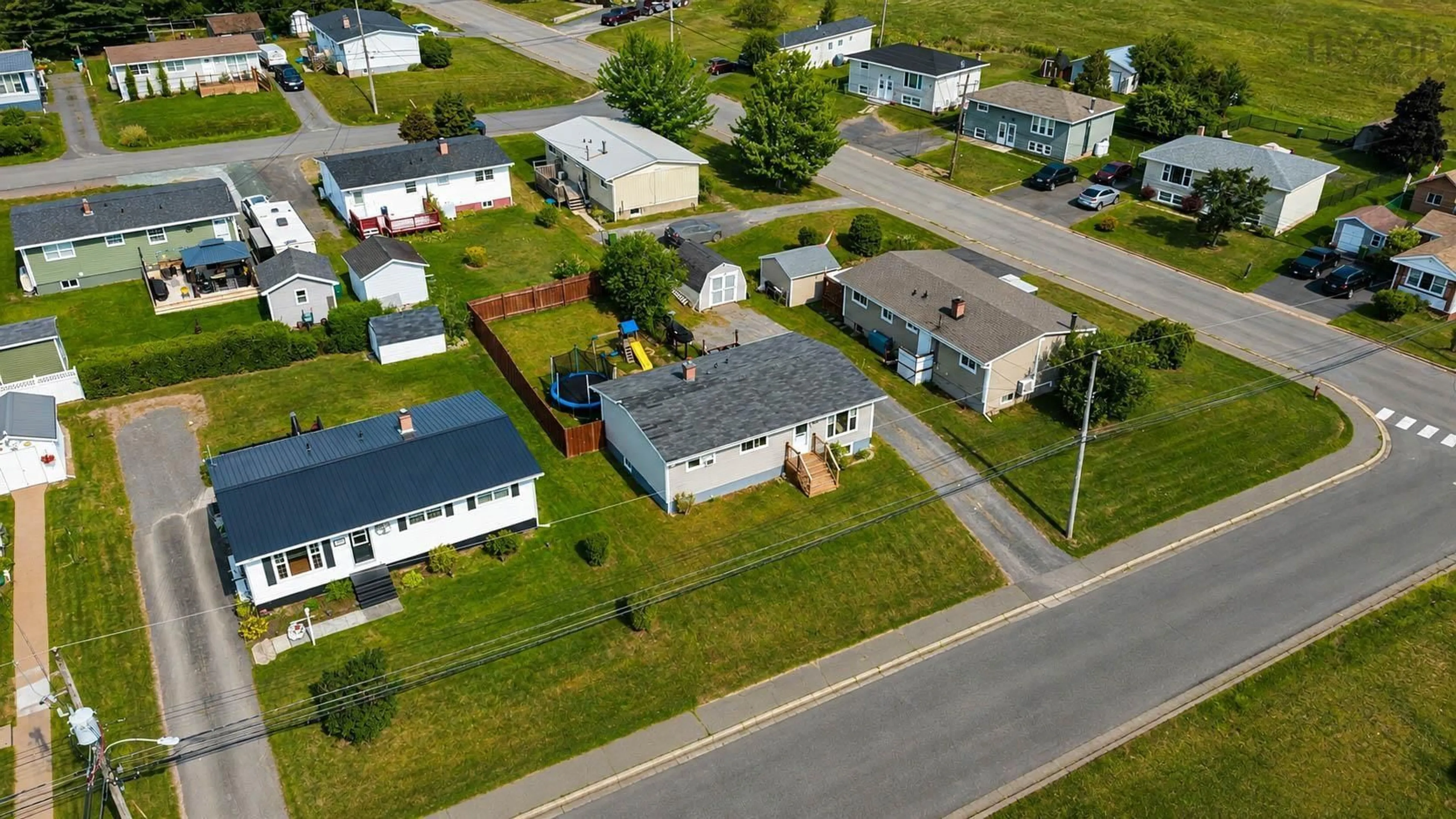 A pic from outside/outdoor area/front of a property/back of a property/a pic from drone, street for 1608 Office St, Westville Nova Scotia B0K 2A0