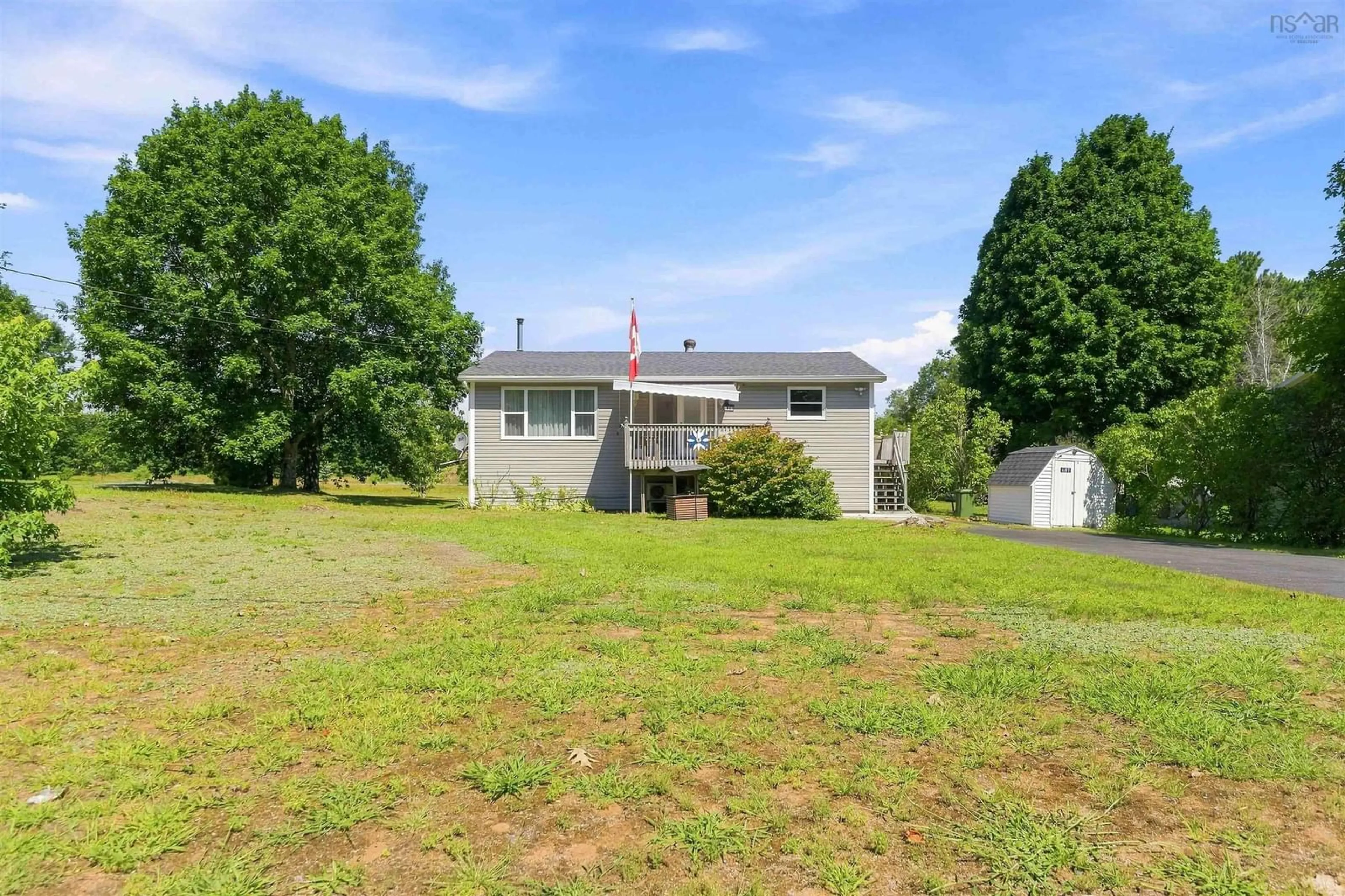 A pic from outside/outdoor area/front of a property/back of a property/a pic from drone, unknown for 687 Ward Rd, Greenwood Square Nova Scotia B0P 1R0