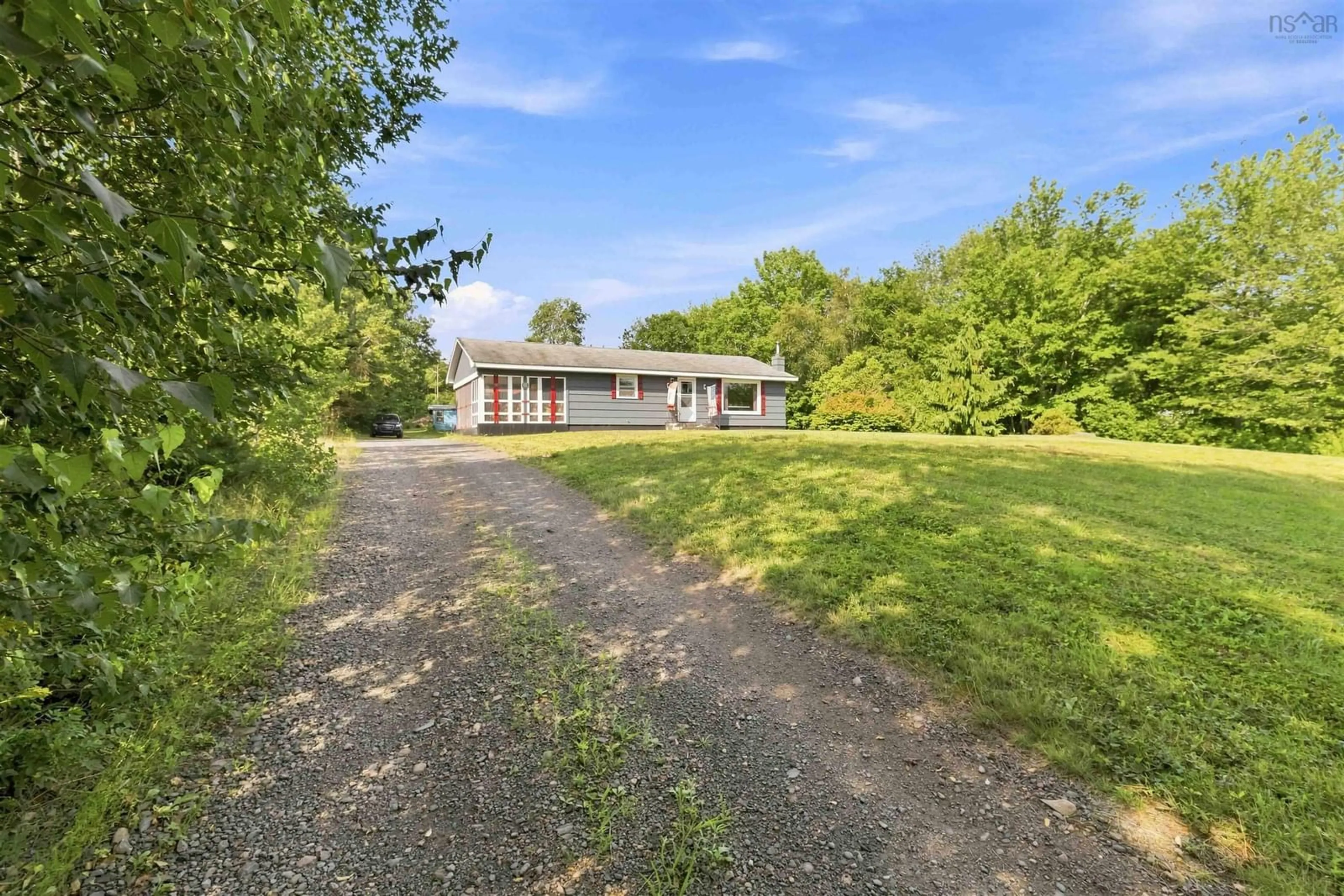 A pic from outside/outdoor area/front of a property/back of a property/a pic from drone, unknown for 1662 Highway 331, Pleasantville Nova Scotia B0R 1G0
