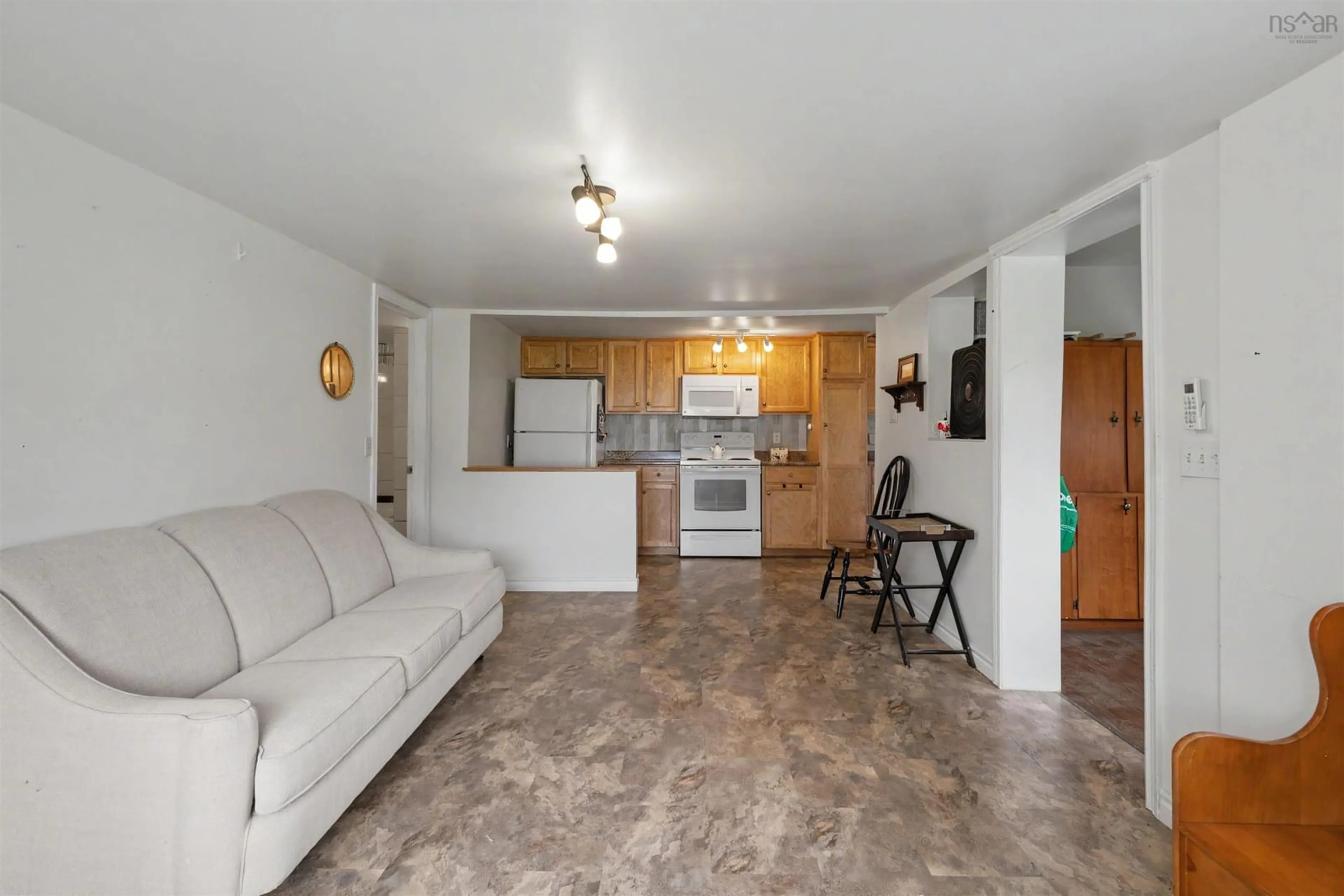 Living room with furniture, unknown for 252 Crestdale Dr, Sydney Forks Nova Scotia B1L 1A2