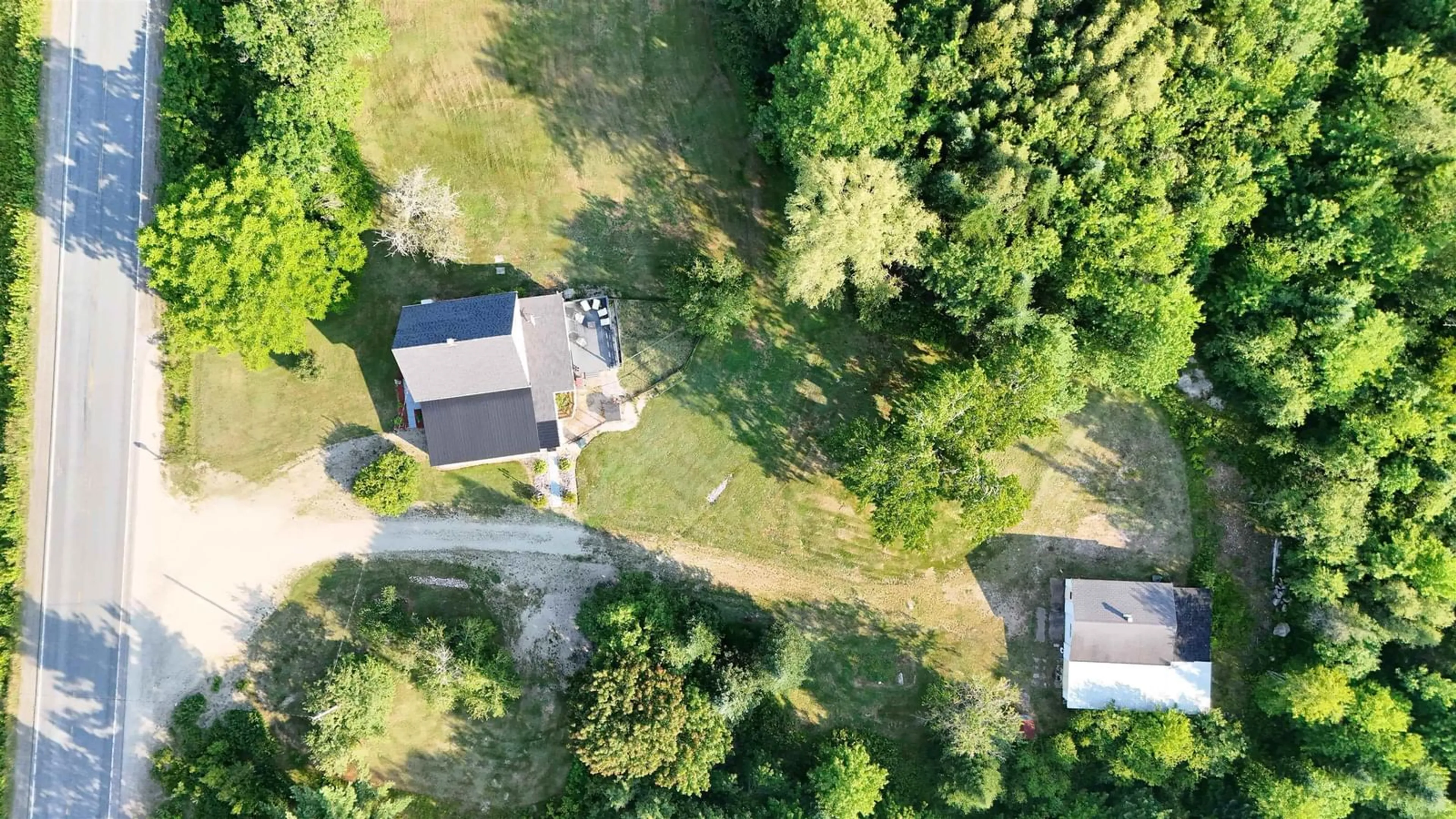 A pic from outside/outdoor area/front of a property/back of a property/a pic from drone, unknown for 2921 Highway 12, Seffernsville Nova Scotia B0J 2M0