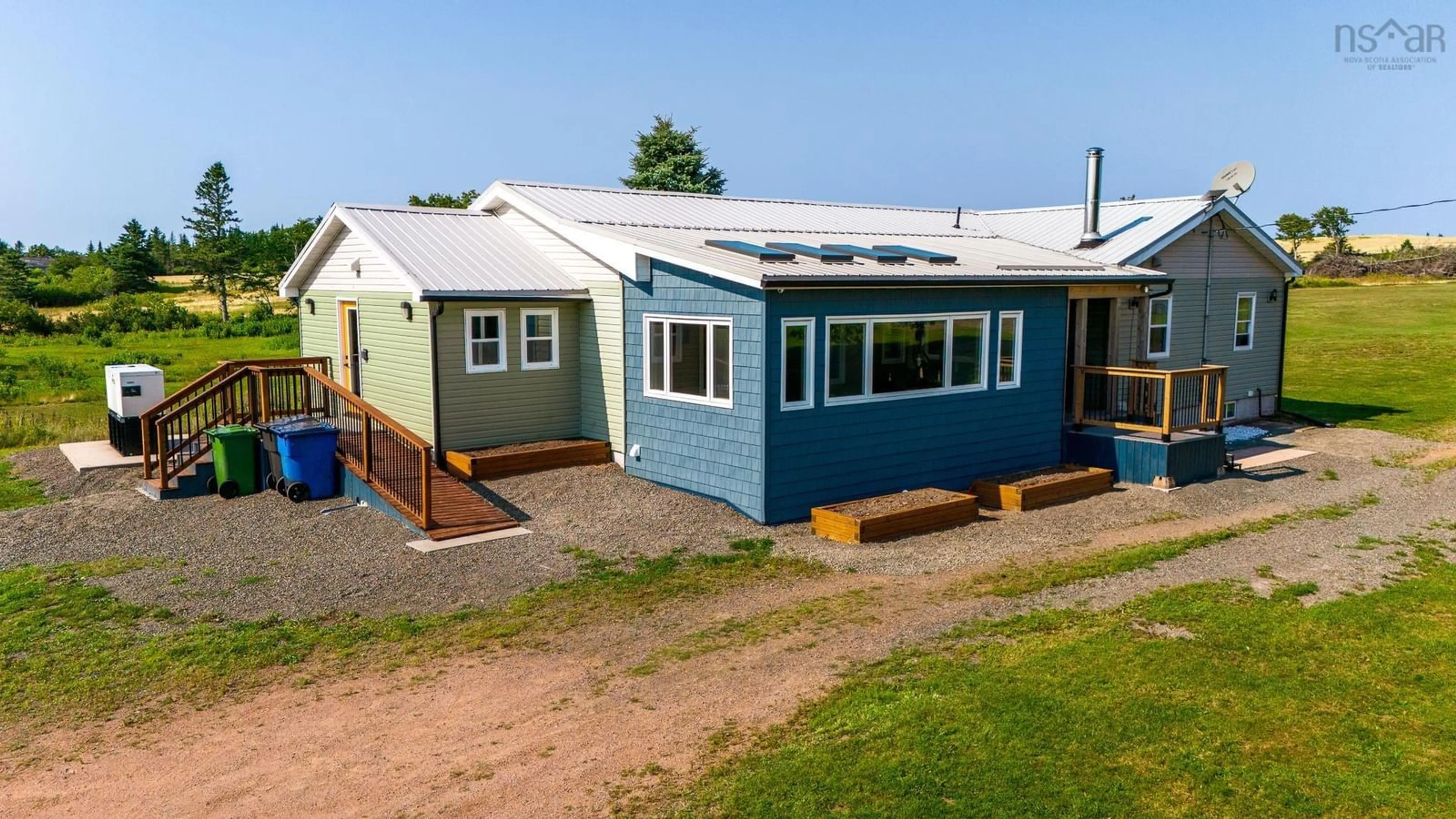 A pic from outside/outdoor area/front of a property/back of a property/a pic from drone, building for 238 Lynn Rd, East Mapleton Nova Scotia B0M 1W0