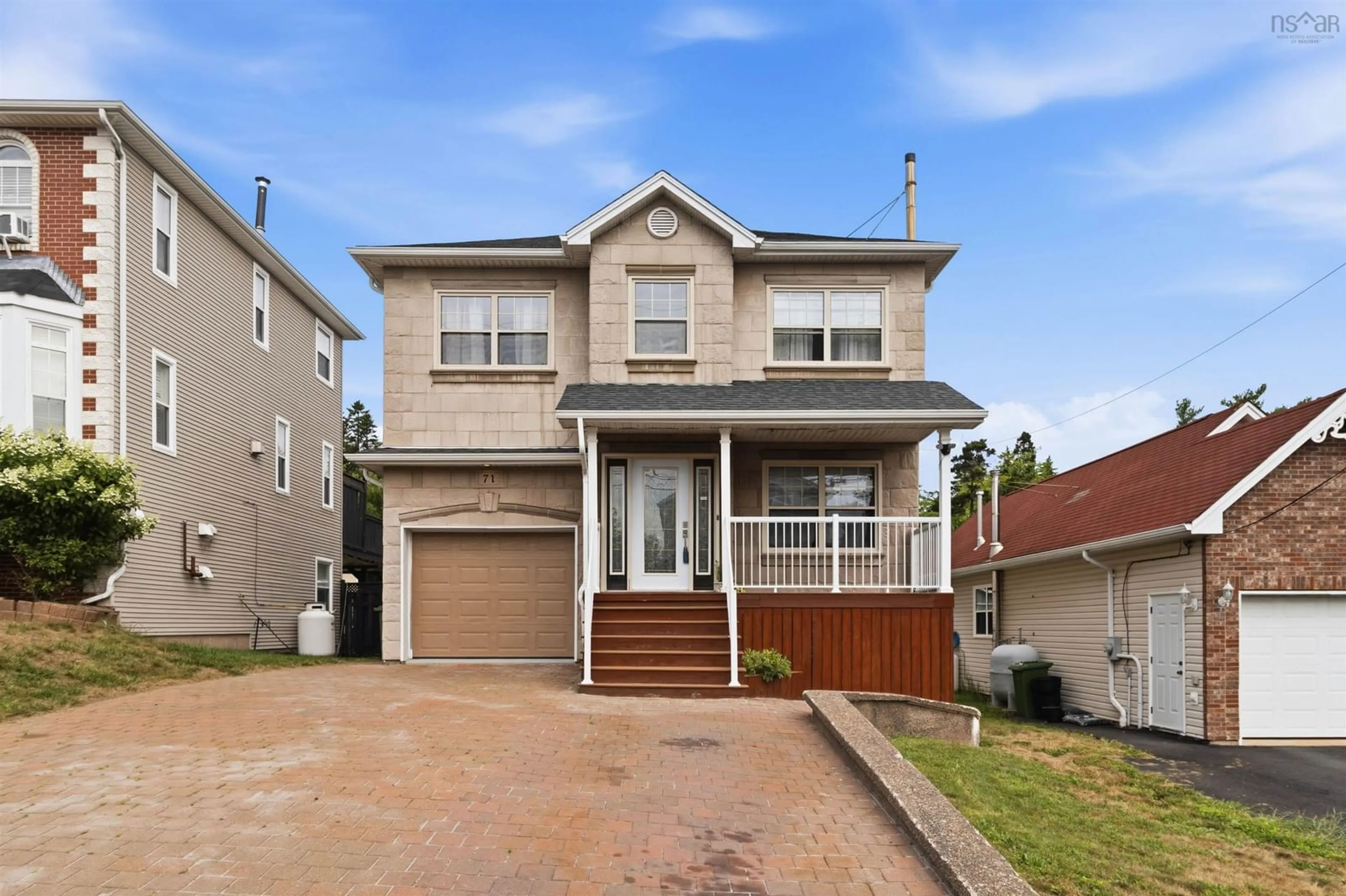 Home with vinyl exterior material, street for 71 Cutter Drive Dr, Rockingham Nova Scotia B3M 4W6