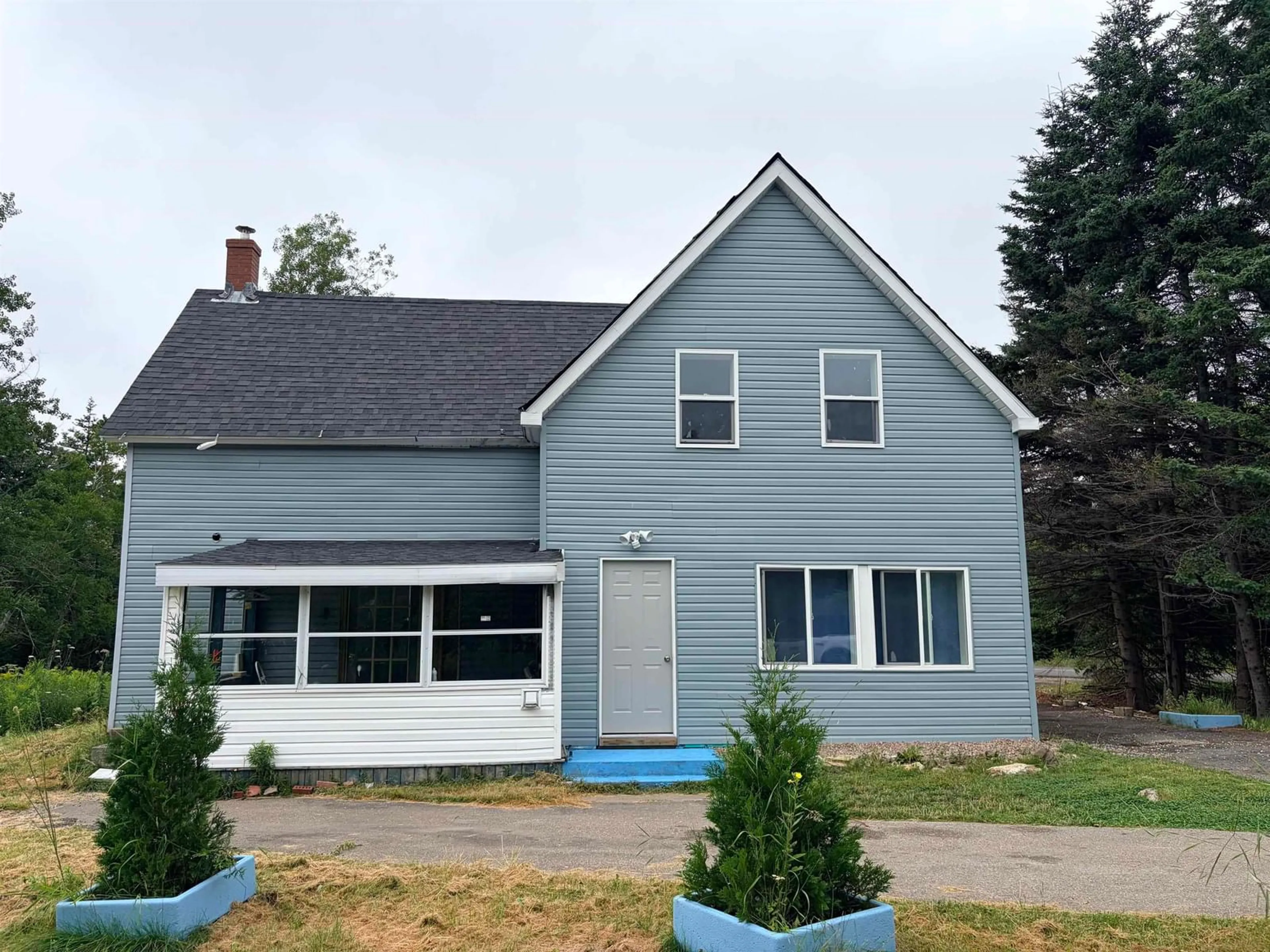 Home with vinyl exterior material, street for 23 Doolans Lane, Grand Lake Road Nova Scotia B1M 1A4
