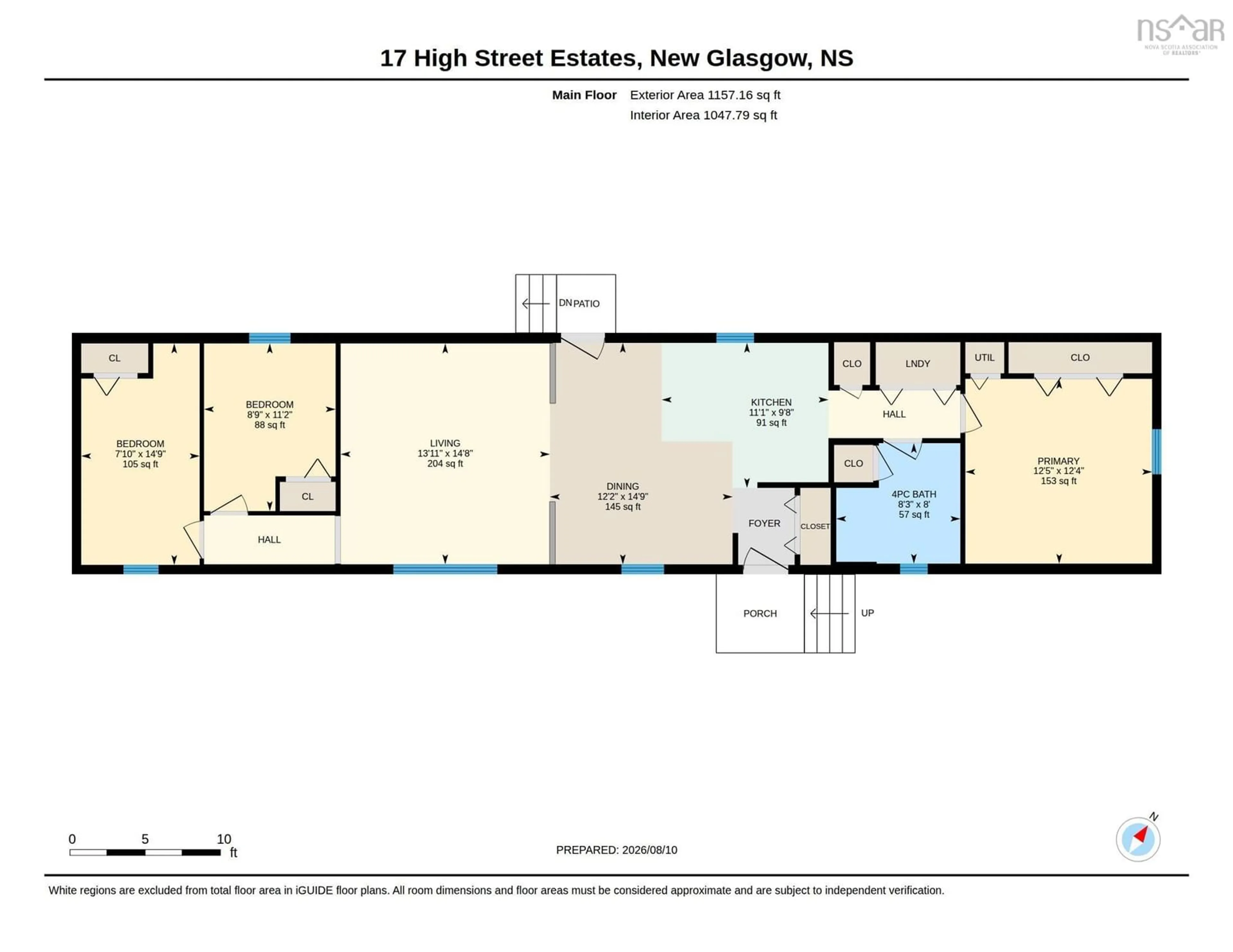Floor plan for 17 High Street Estate, New Glasgow Nova Scotia B2H 4B8